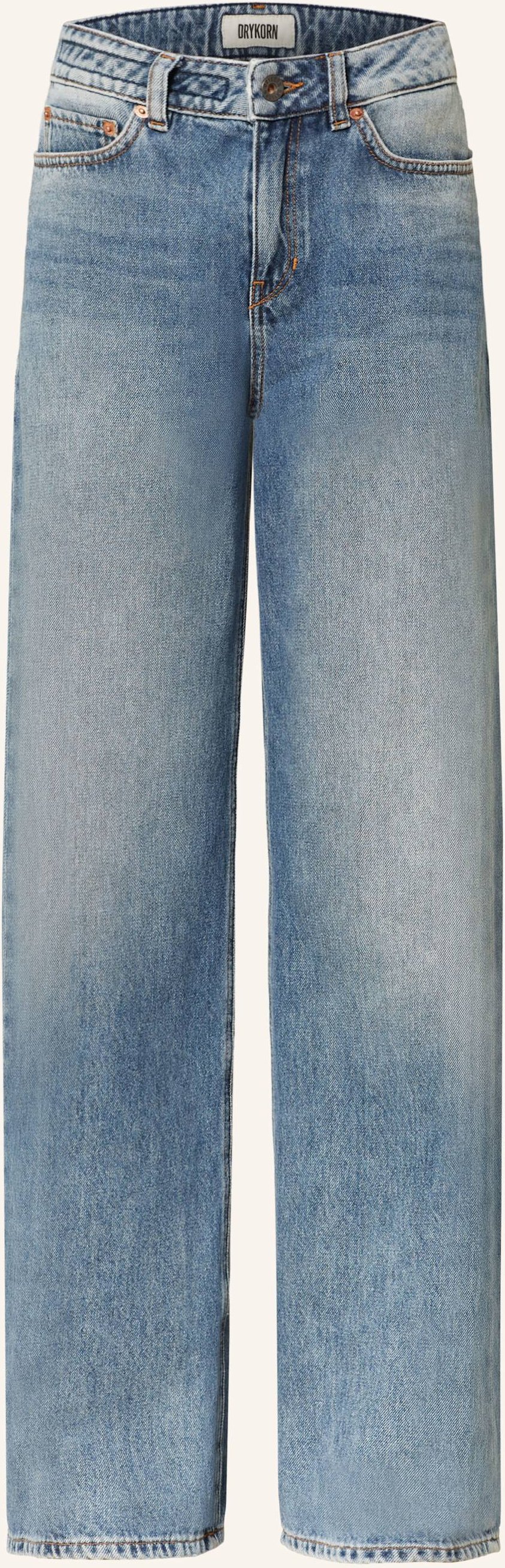 Drykorn Wide Leg Jeans Medley blau