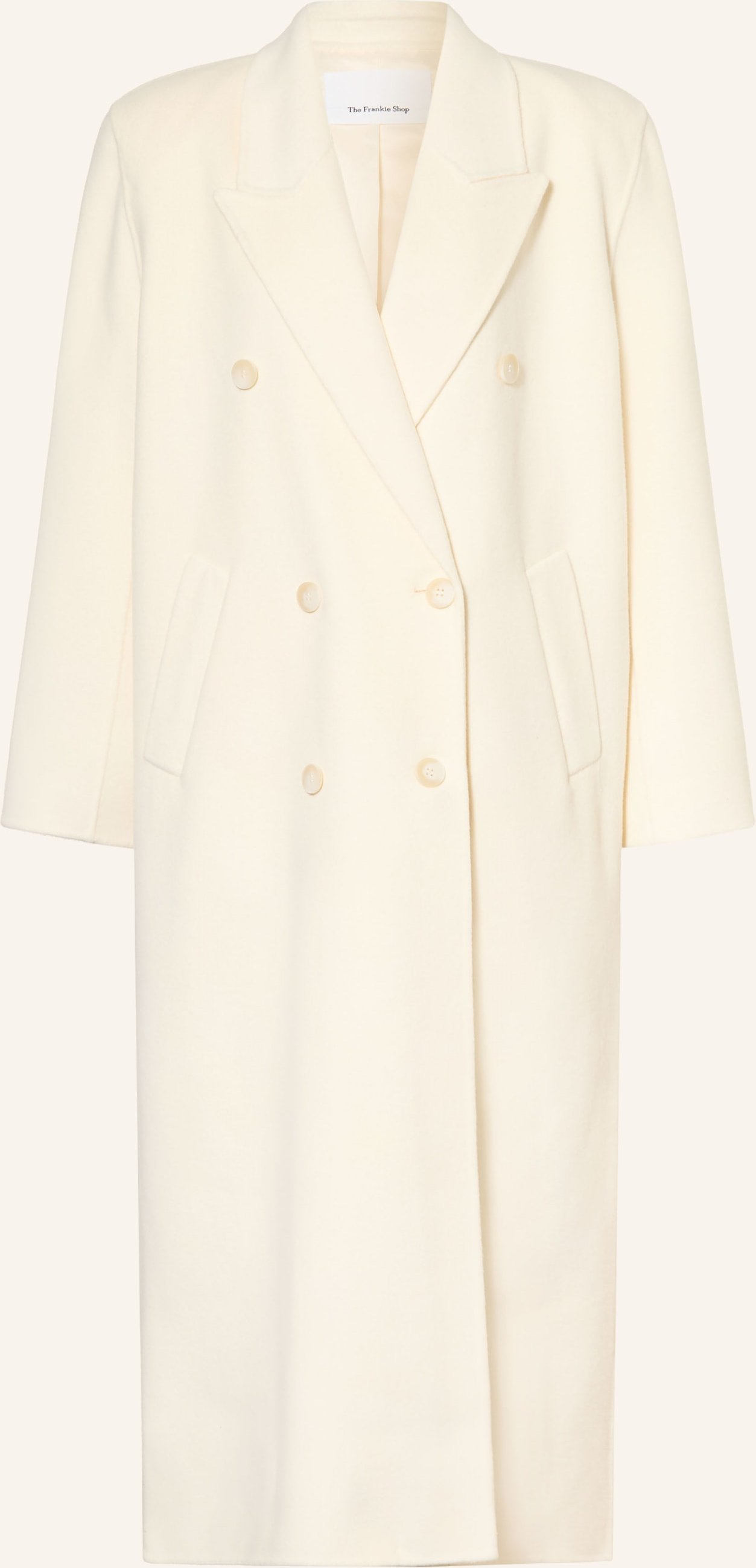 The Frankie Shop Wollmantel Gaia weiss