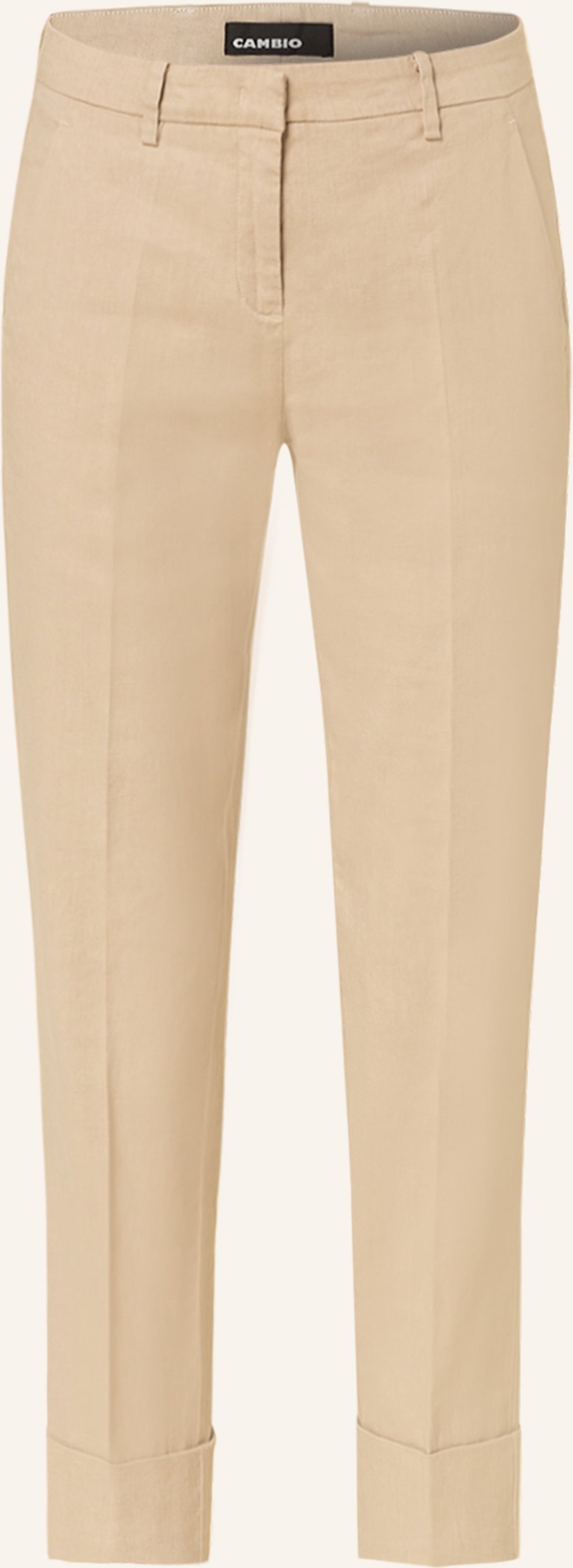 Cambio 7/8-Hose Krystal Mit Leinen beige