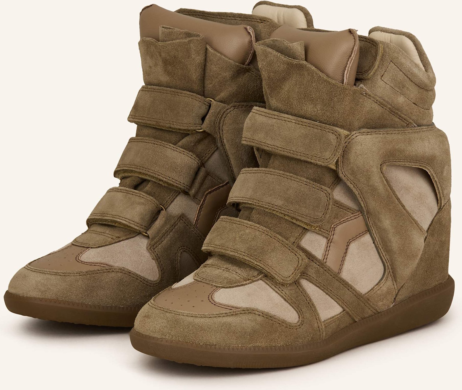 Isabel Marant Hightop-Sneaker Bekett beige
