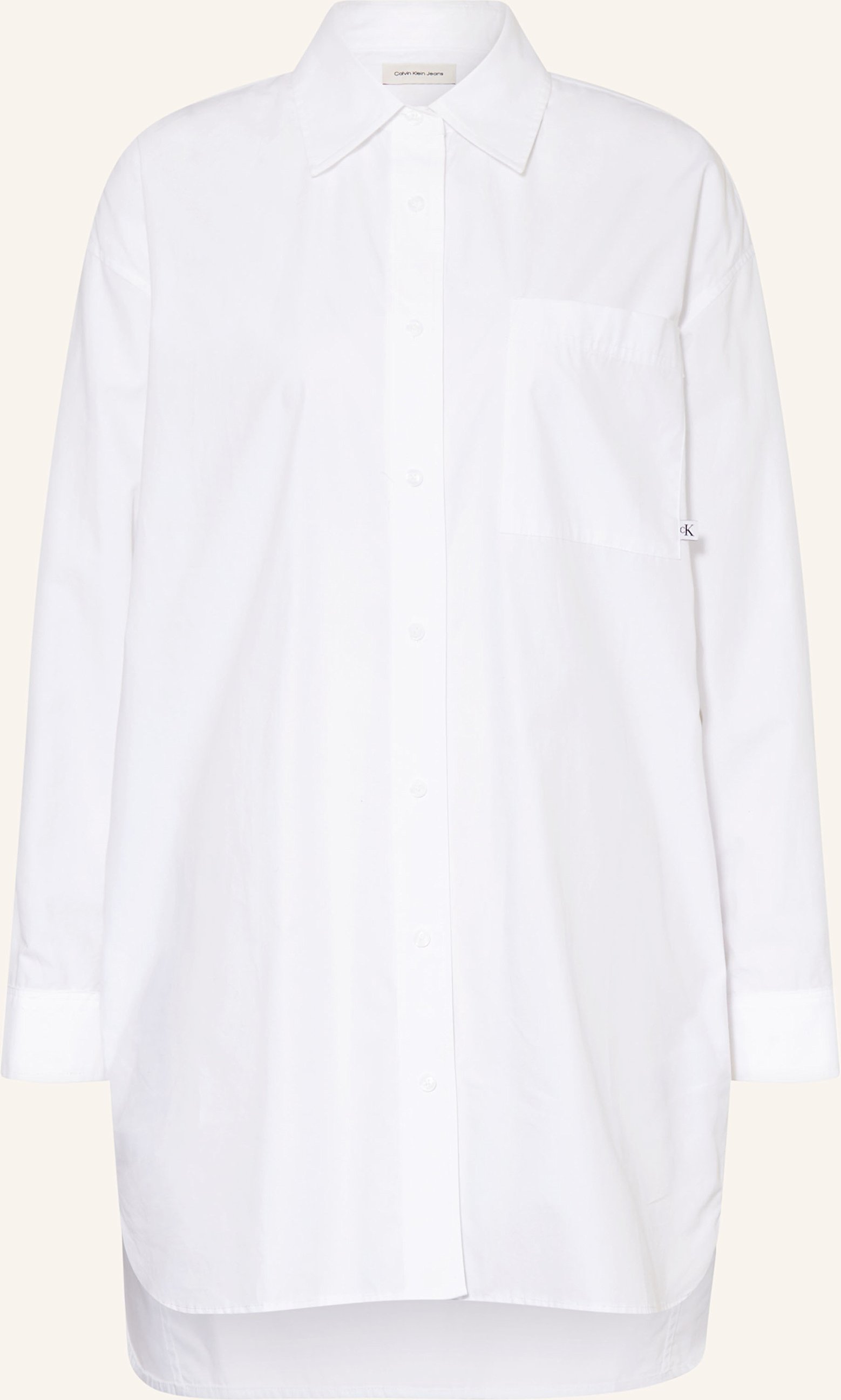 Thumbnail - Calvin Klein Jeans Oversized-Hemdblusenkleid weiss