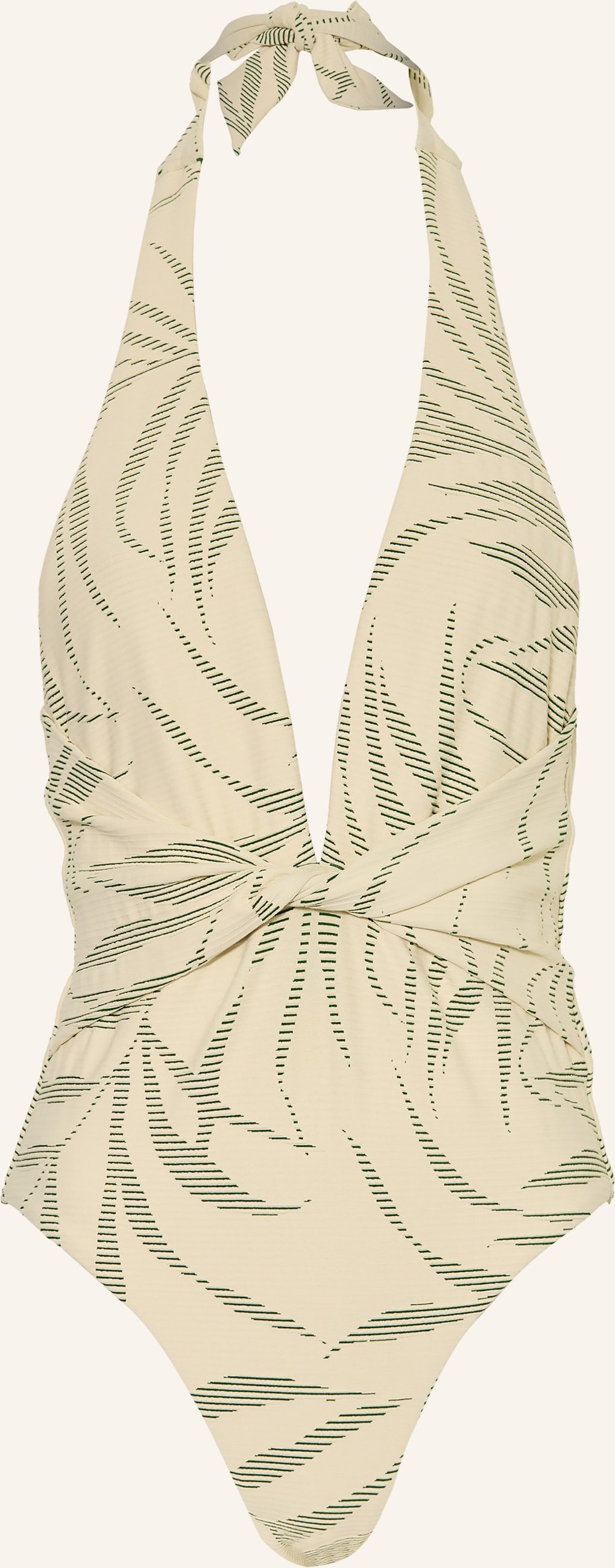 Jets Australia Neckholder-Badeanzug beige