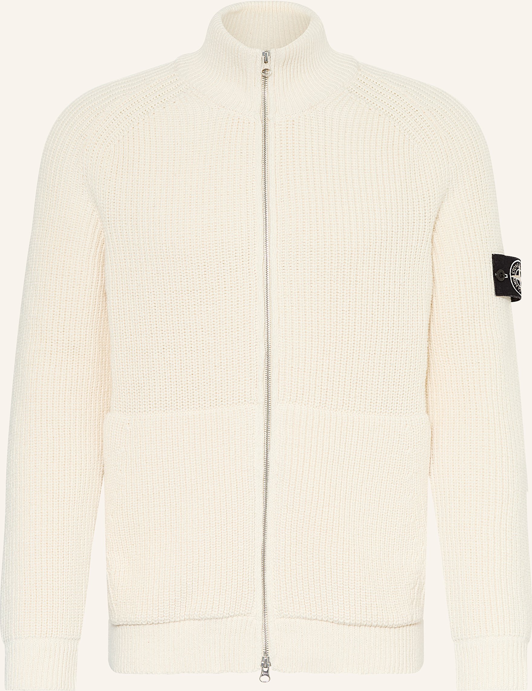 Thumbnail - Stone Island Strickjacke weiss
