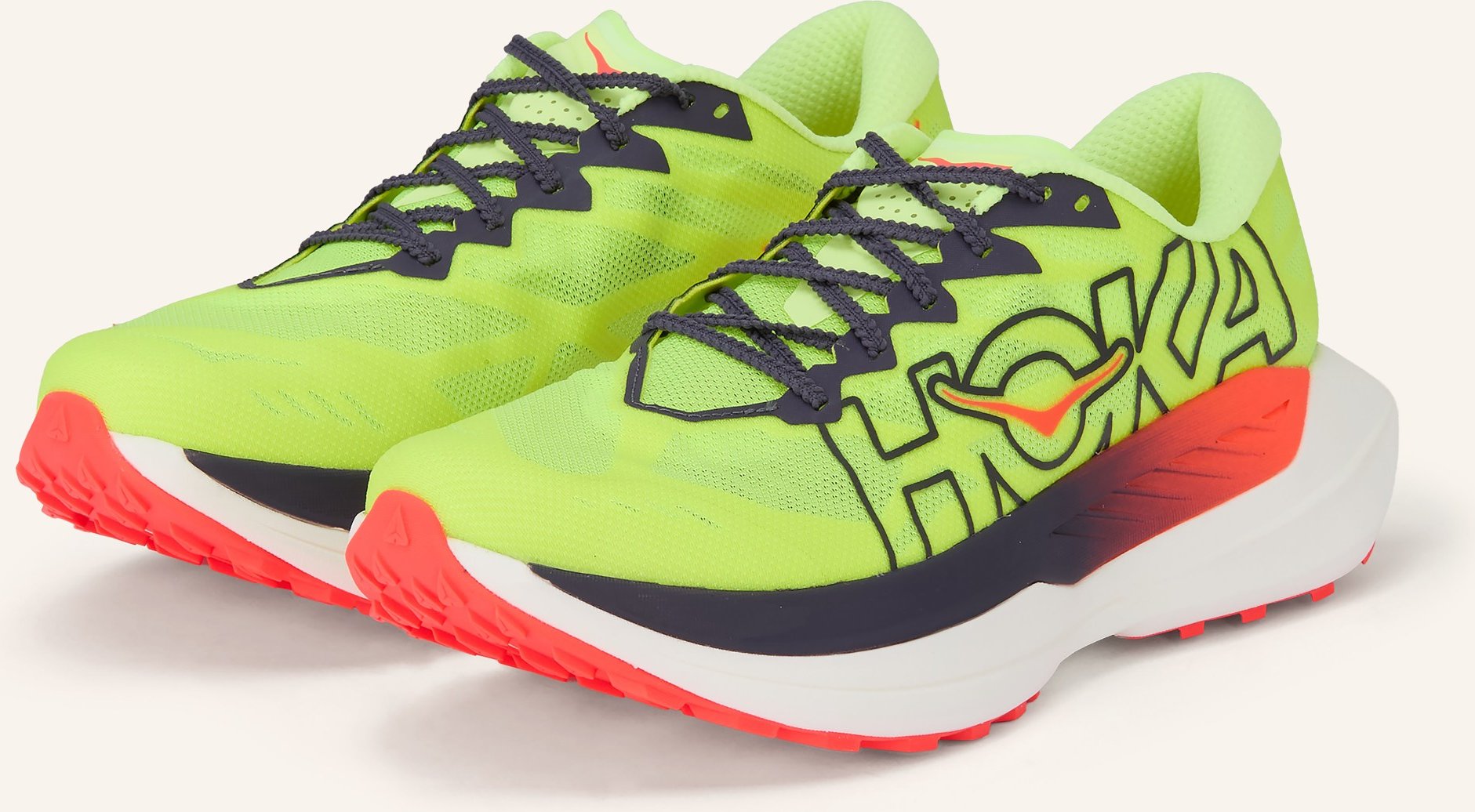 Hoka Trailrunning-Schuhe Rocket X Trail gelb