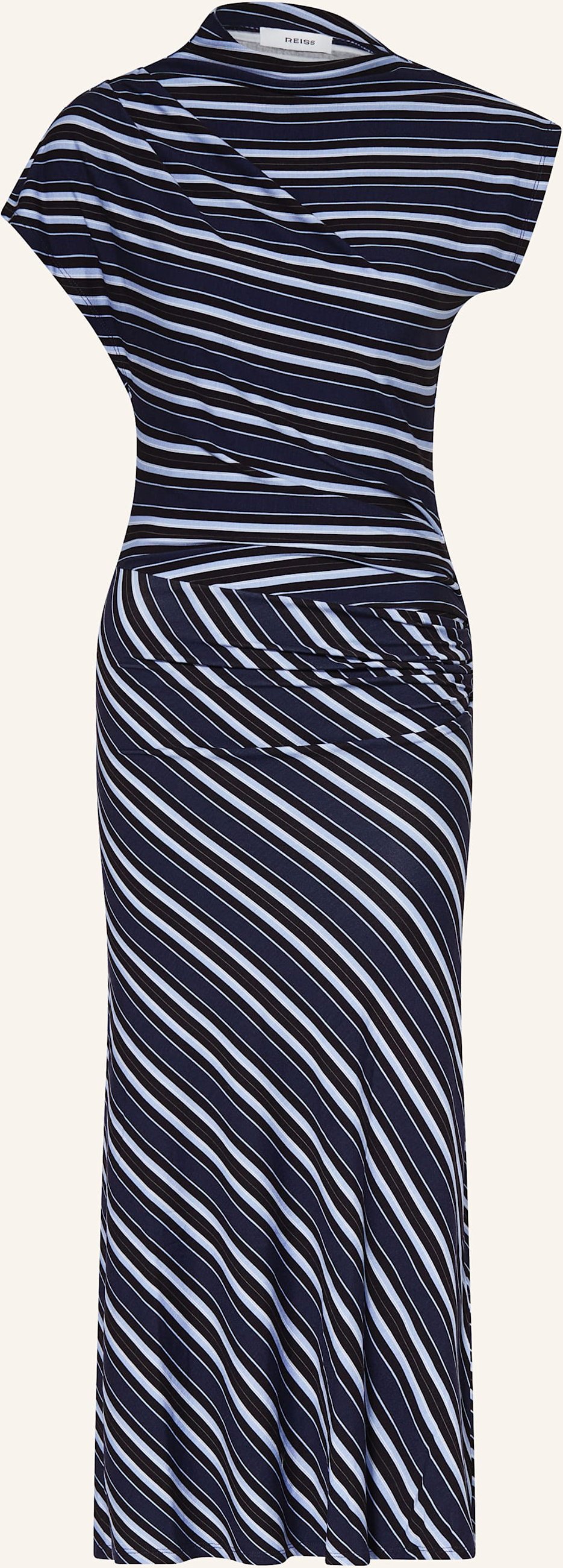 Reiss Jerseykleid Dillon blau