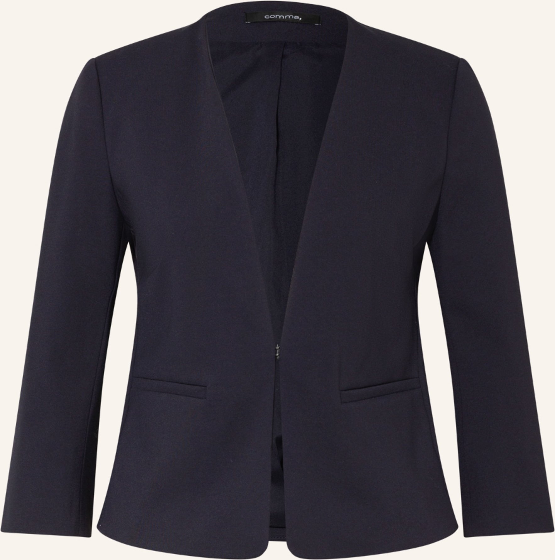 Comma Blazer Mit 3/4-Arm blau