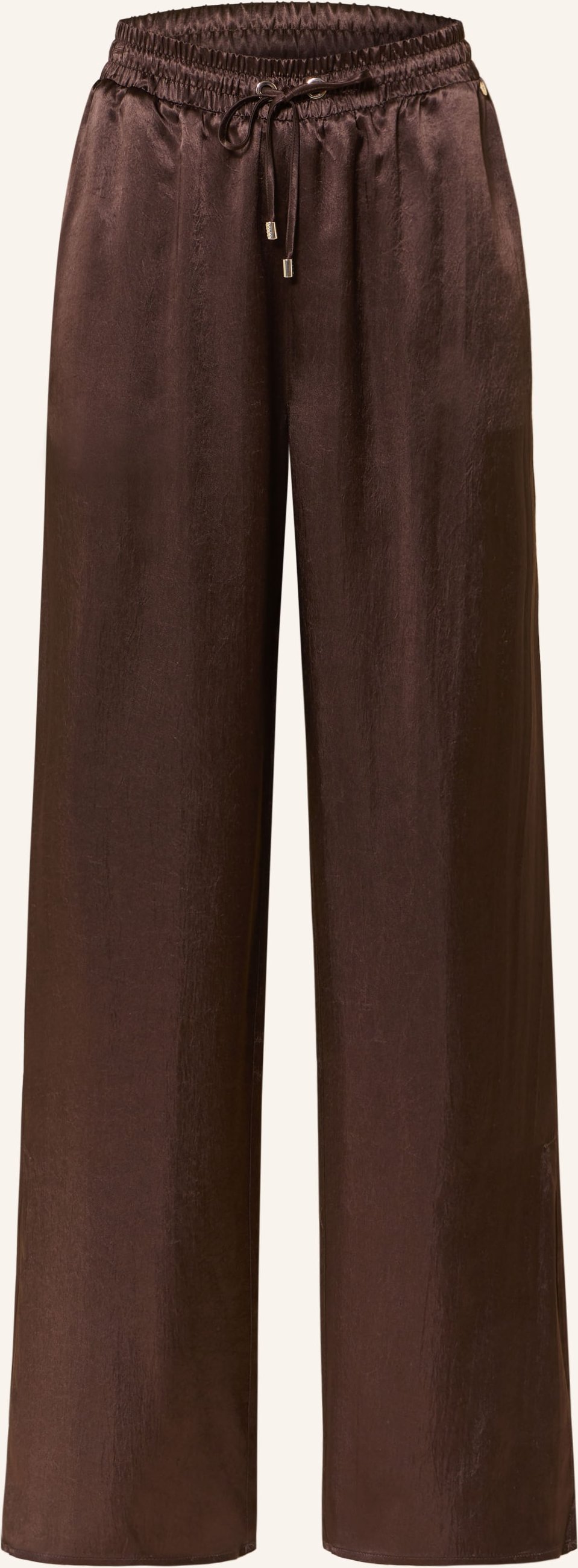 Liu Jo Marlenehose Aus Satin braun