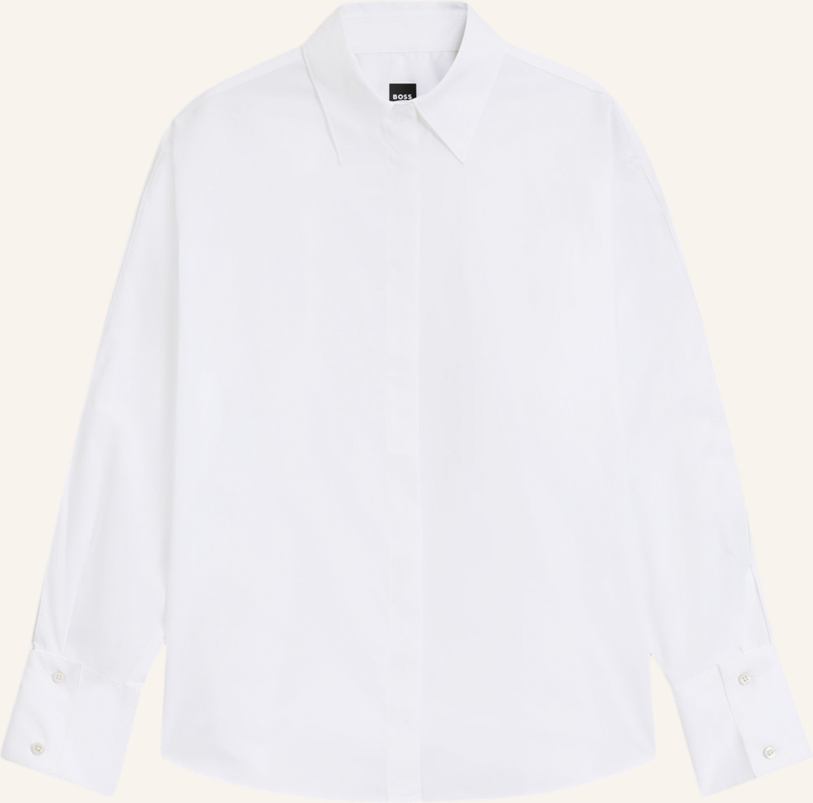 Boss Business Bluse Binaliati_Friday Relaxed Fit weiss