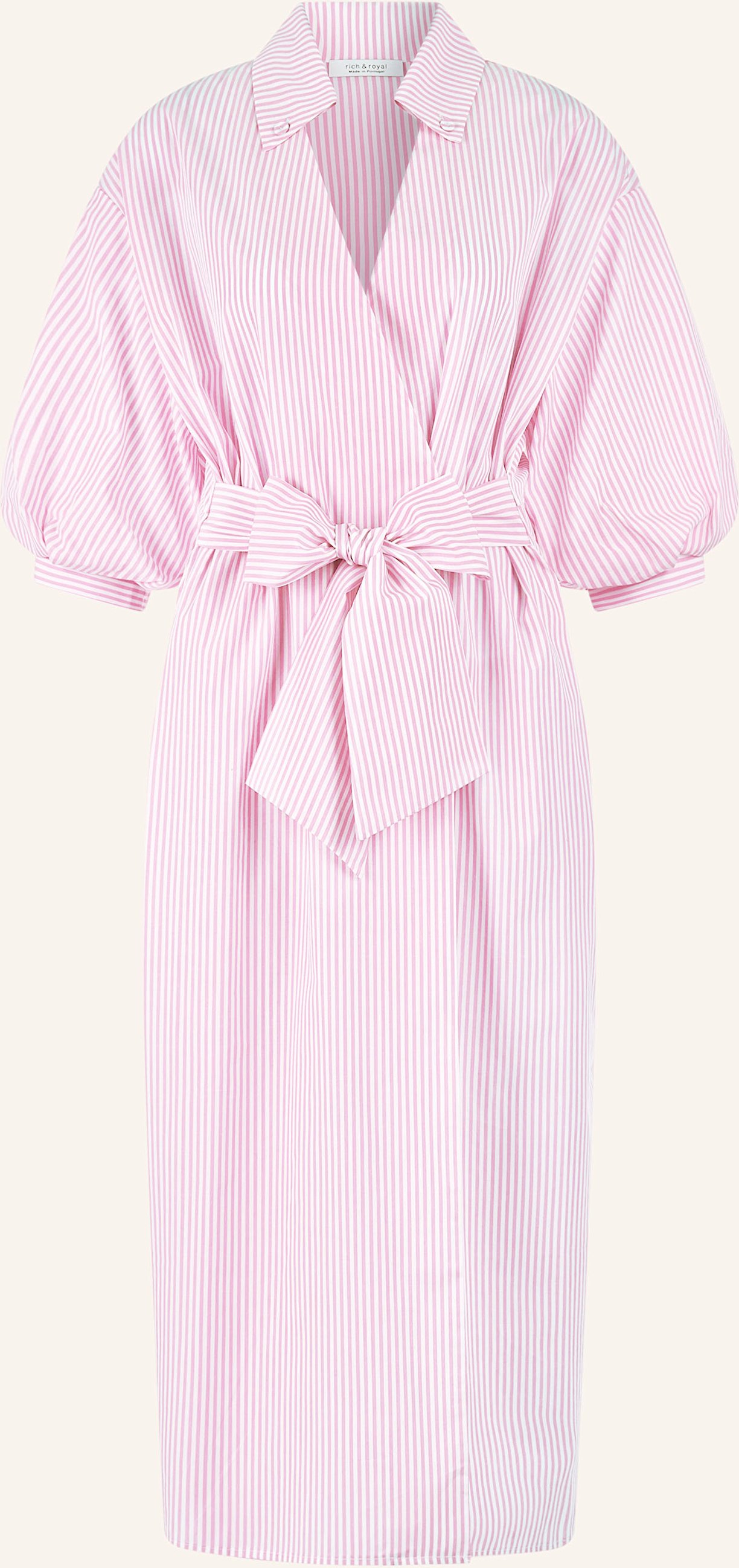 Rich & Royal Kleid In Wickeloptik rosa