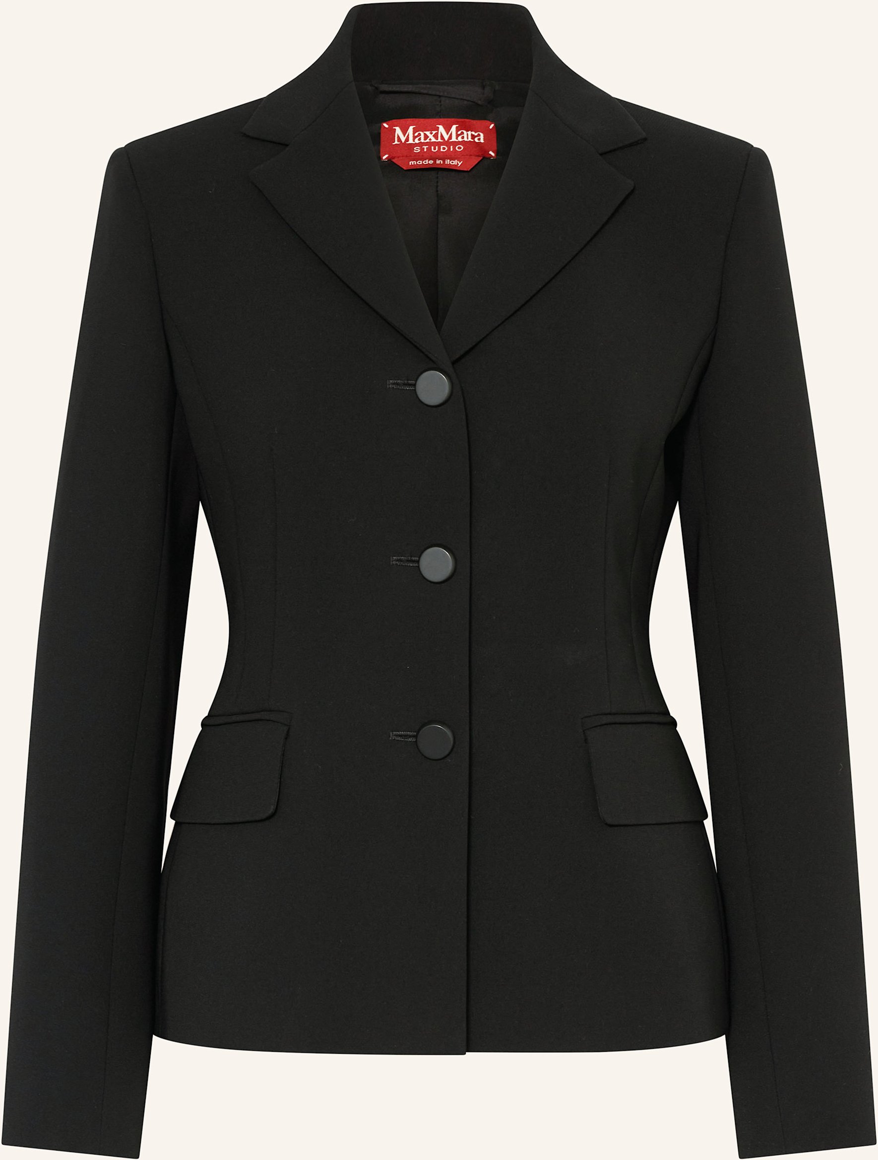 Thumbnail - Max Mara Studio Blazer Colibri schwarz