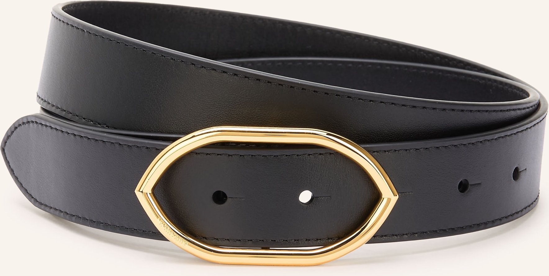 Jacquemus Gürtel La Ceinture Calisson schwarz