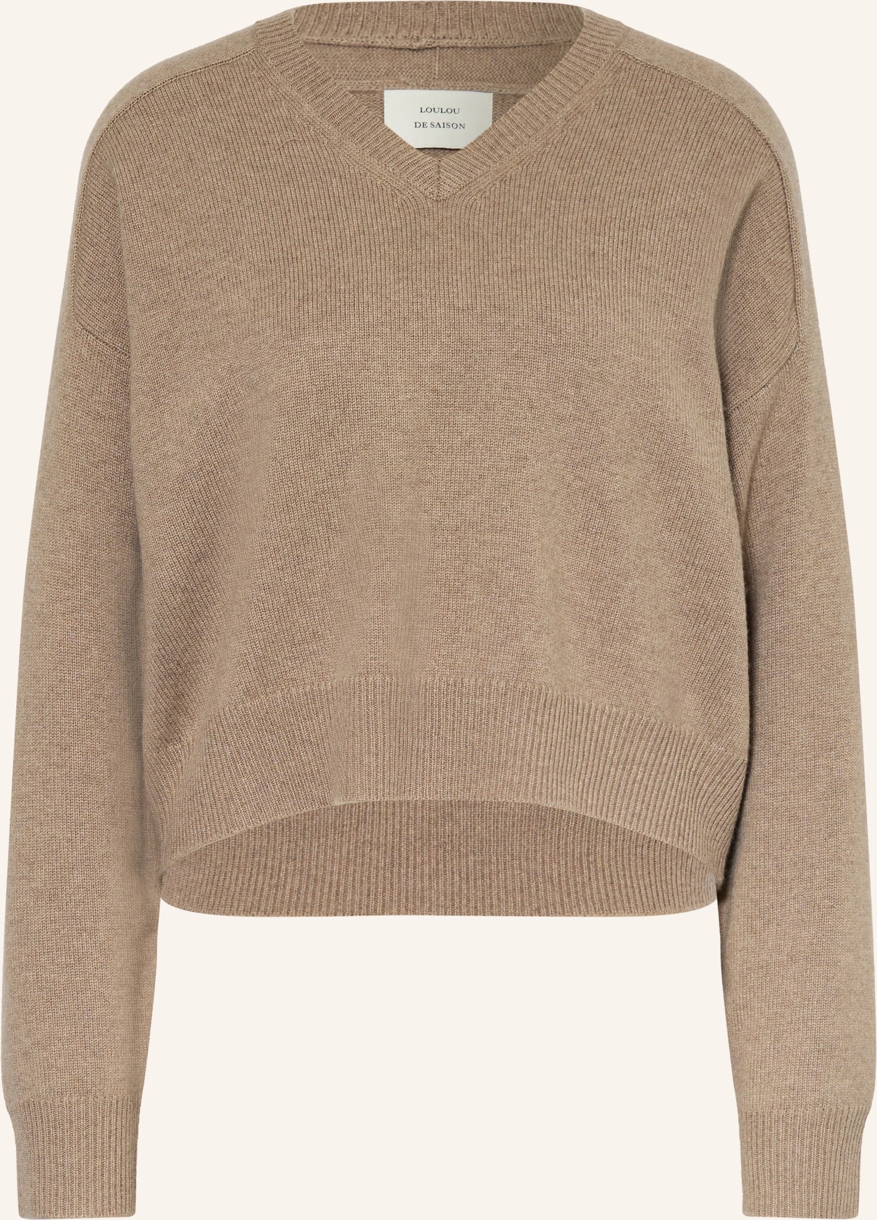 Loulou De Saison Cashmere-Pullover Anzor beige