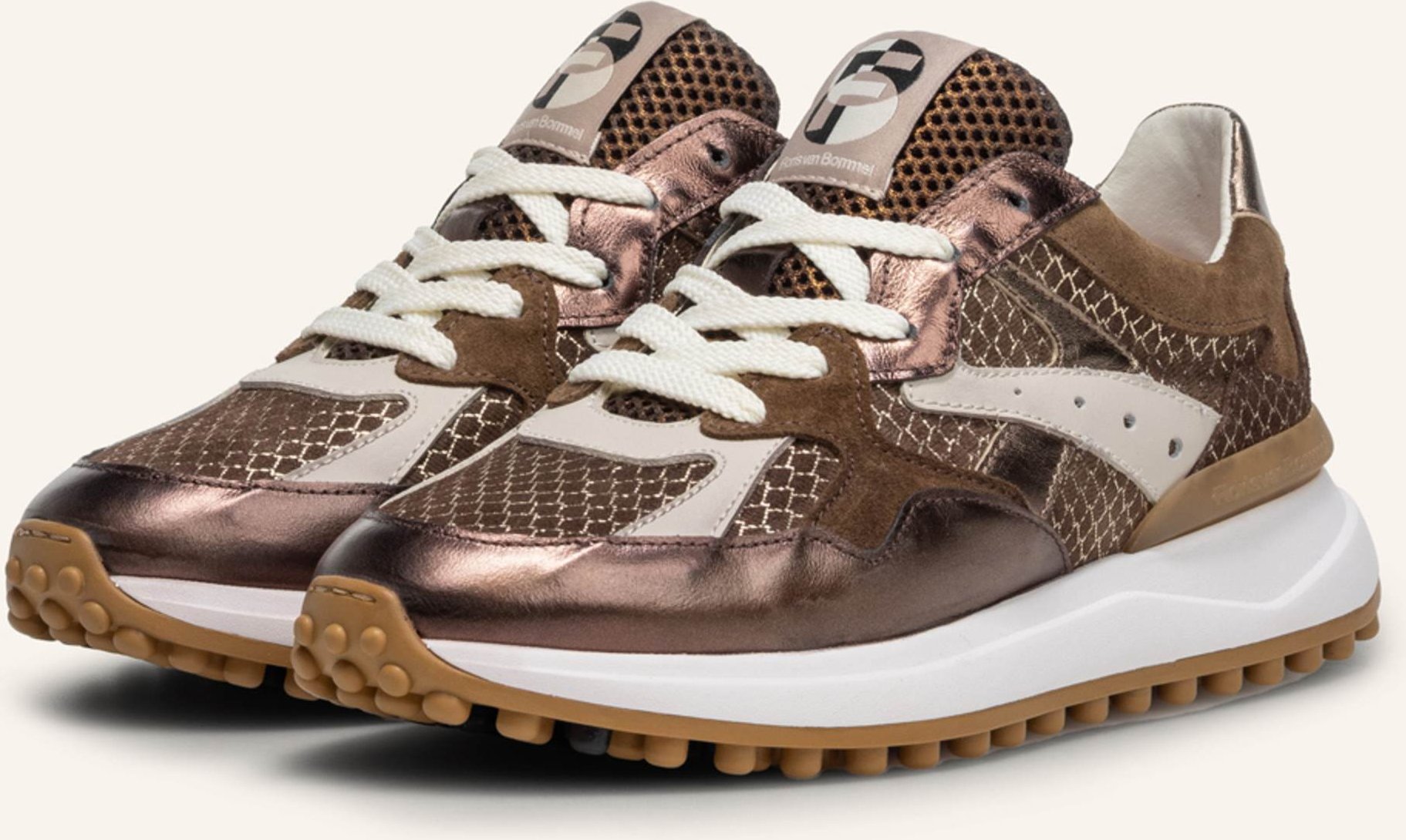 Floris Van Bommel Sneaker Noppi 46 braun