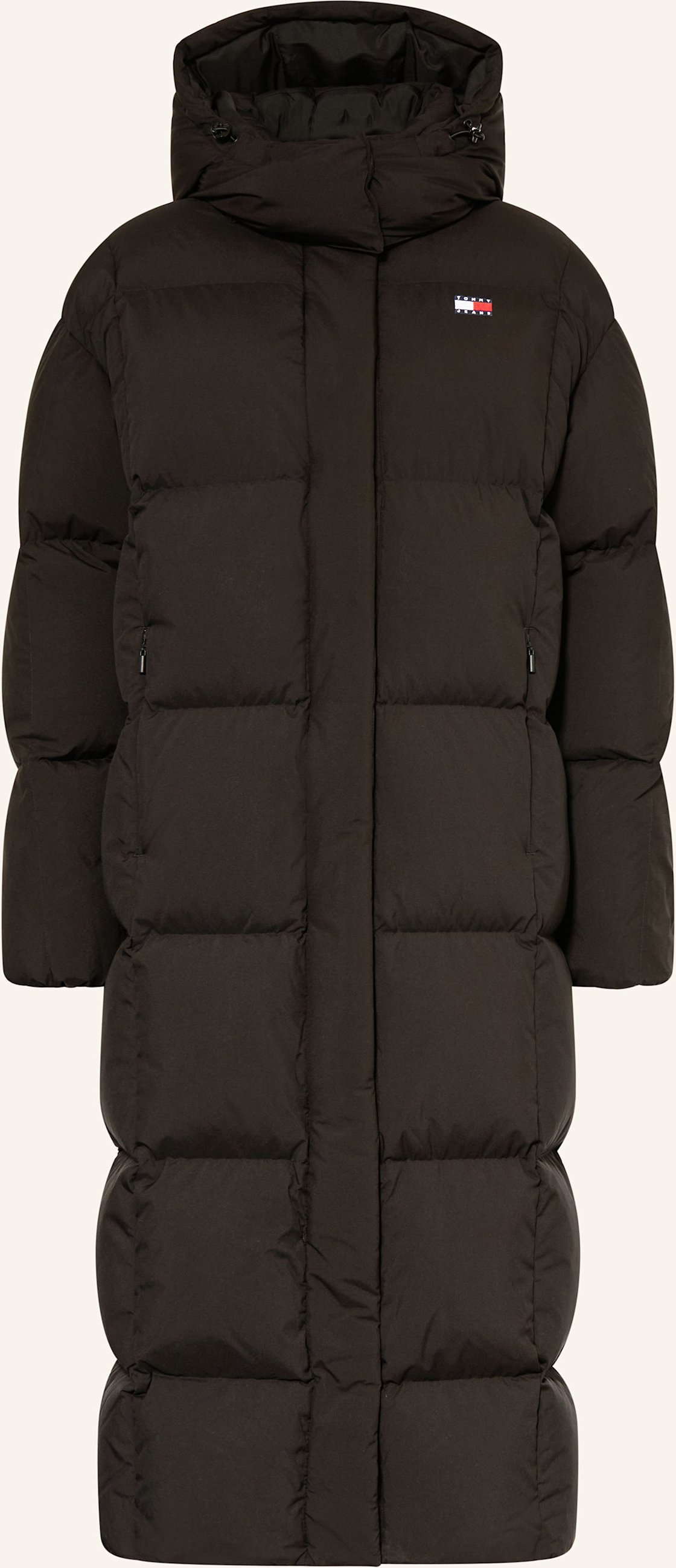Tommy Jeans Daunenmantel Alaska Grid schwarz