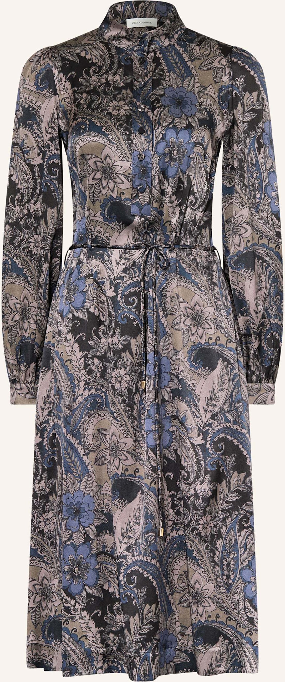 Thumbnail - Dea Kudibal Seidenkleid Teodoradea blau