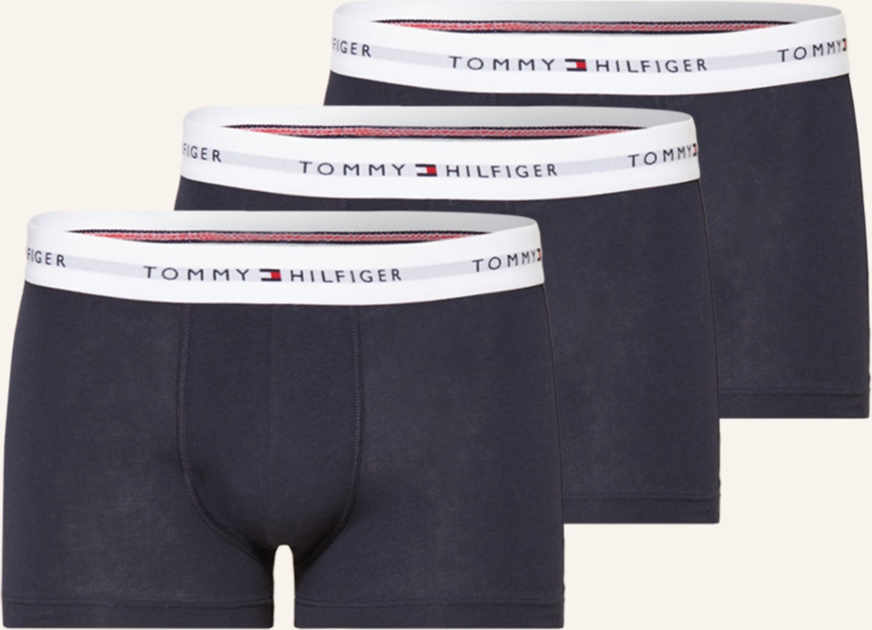 Thumbnail - Tommy Hilfiger 3er-Pack Boxershorts blau