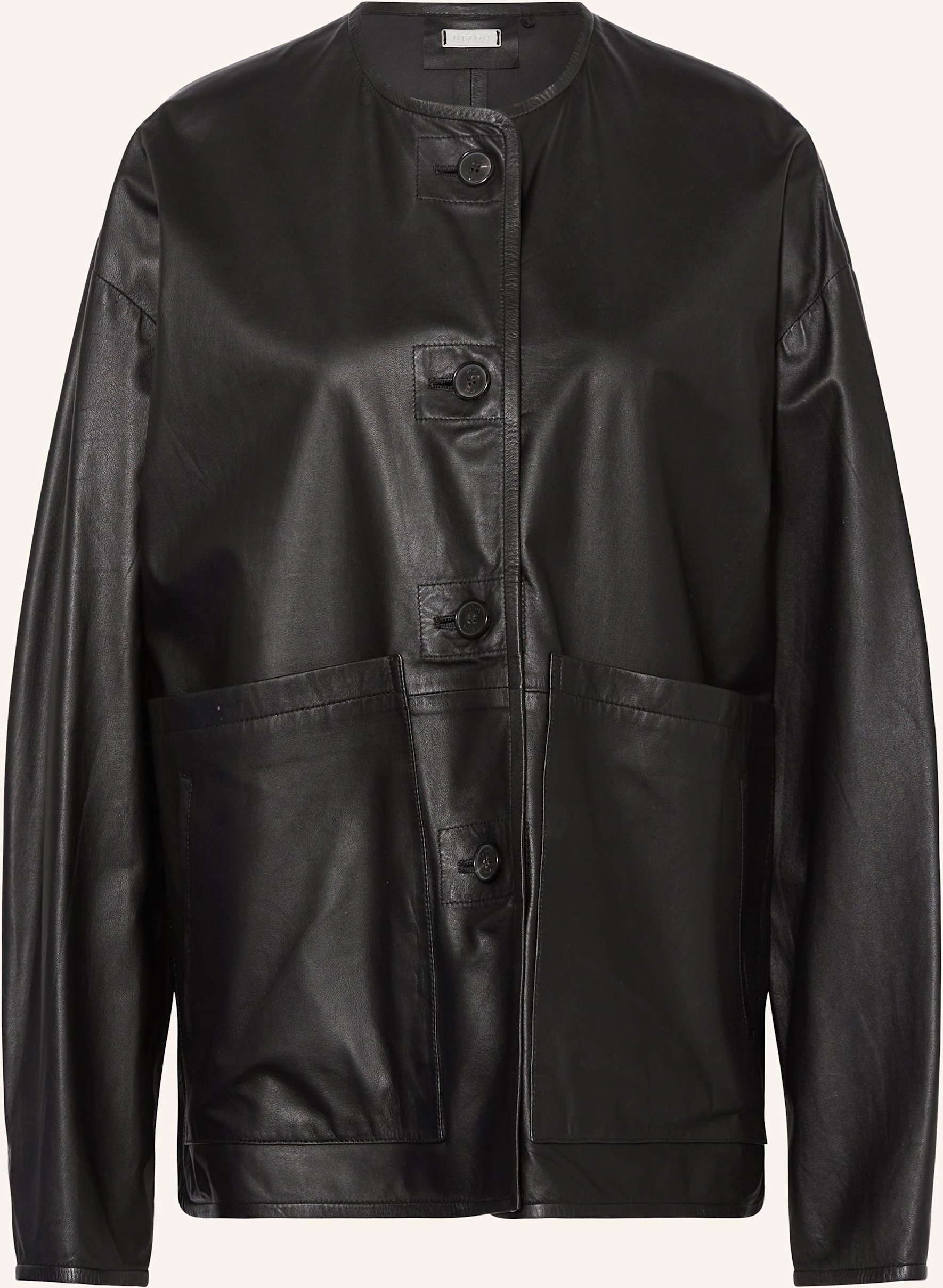 Utzon Lederjacke Jacke Jia schwarz