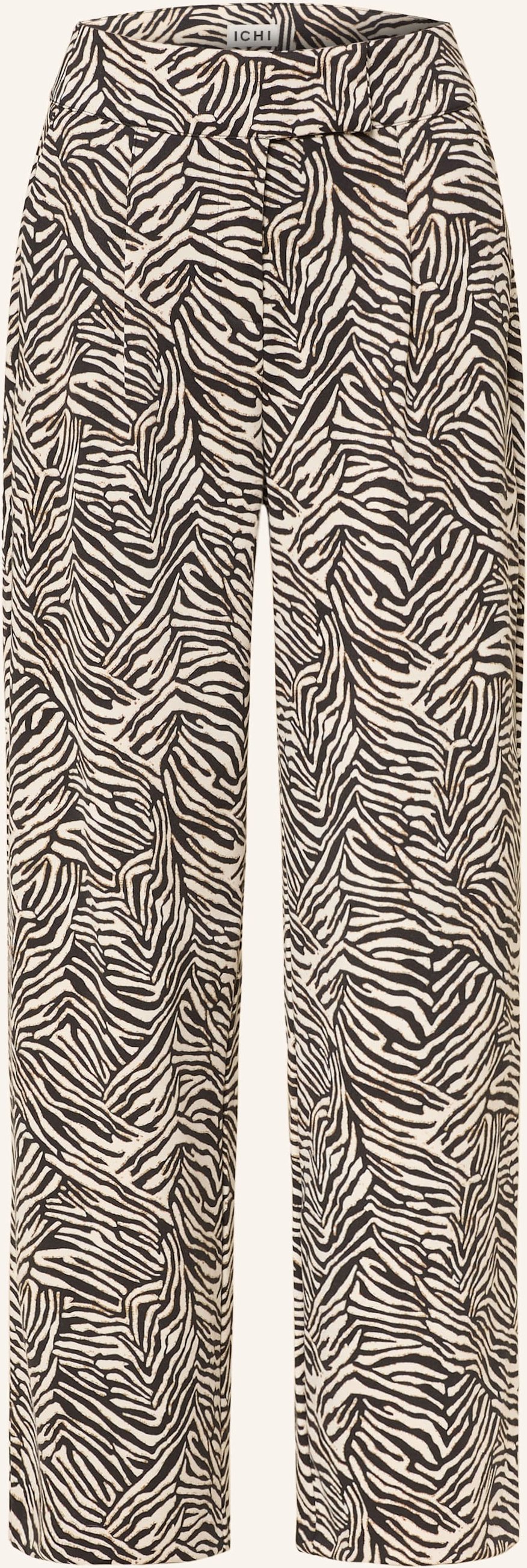 Thumbnail - Ichi Marlenehose Ihkate Print schwarz
