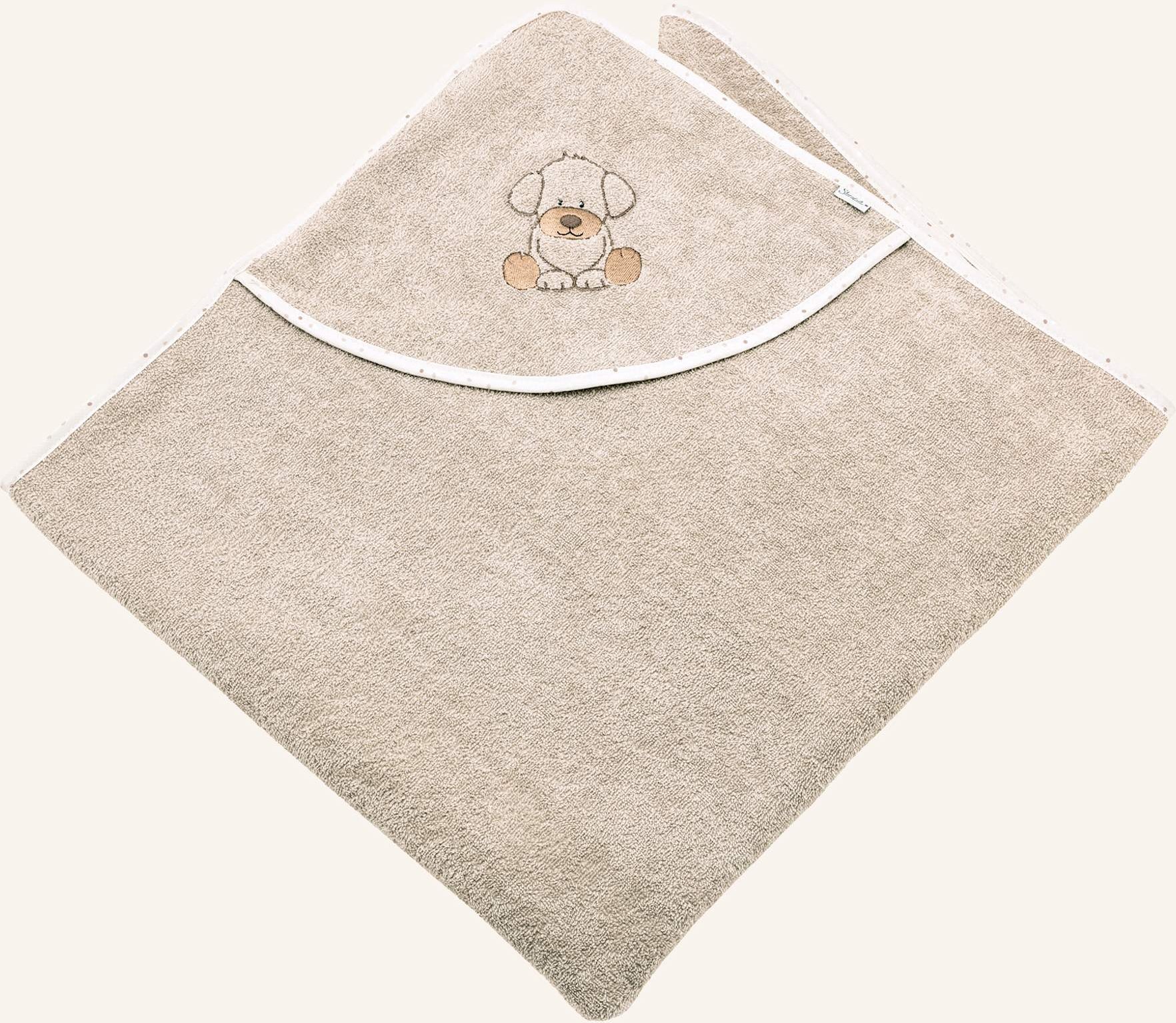 Thumbnail - Sterntaler Kapuzenbadetuch 100x100 cm blau