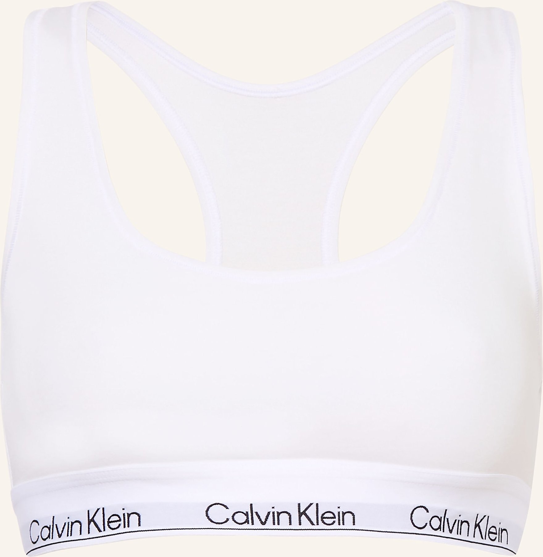 Thumbnail - Calvin Klein Bustier Icon Cotton Modal weiss