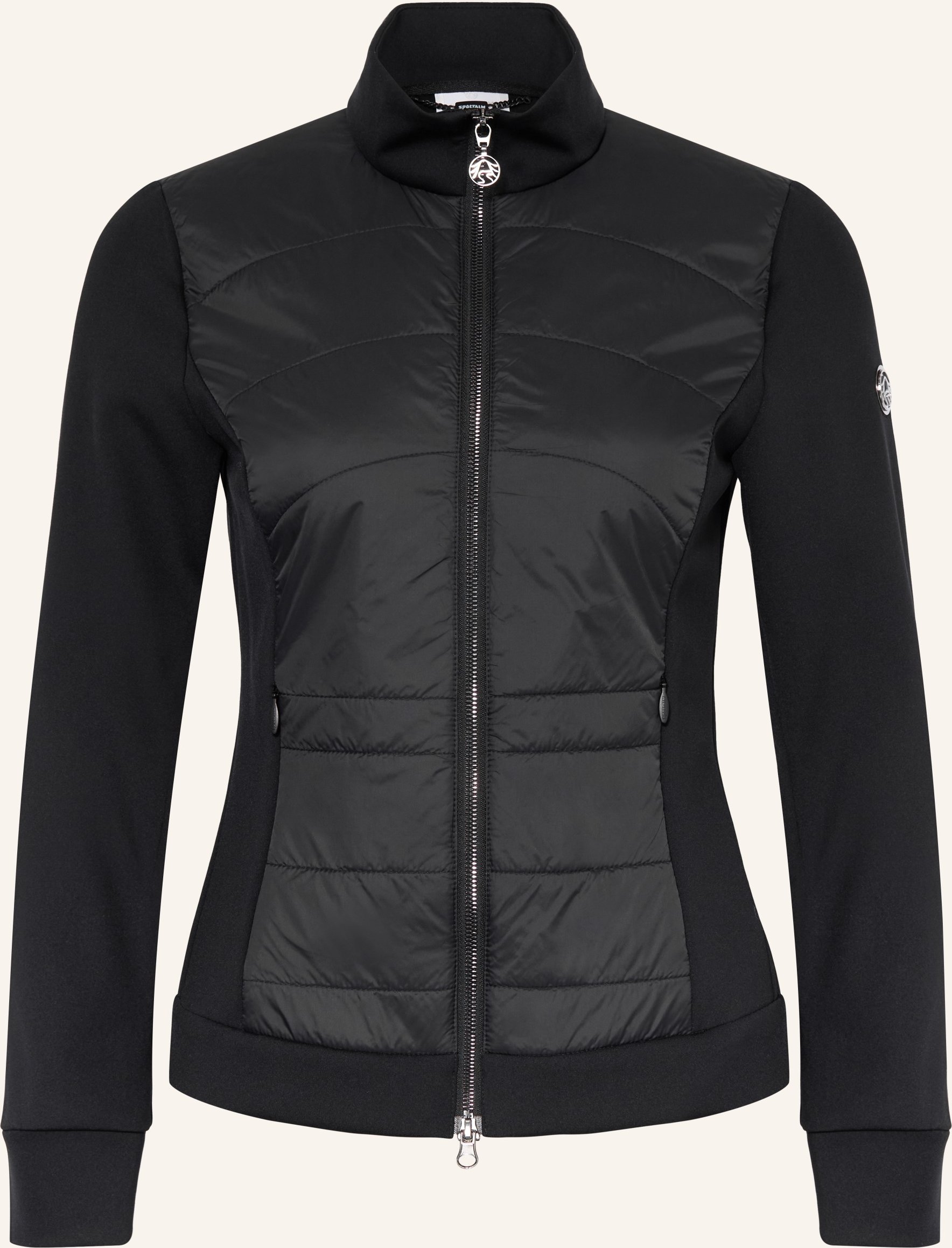 Sportalm Sweatjacke Im Materialmix schwarz