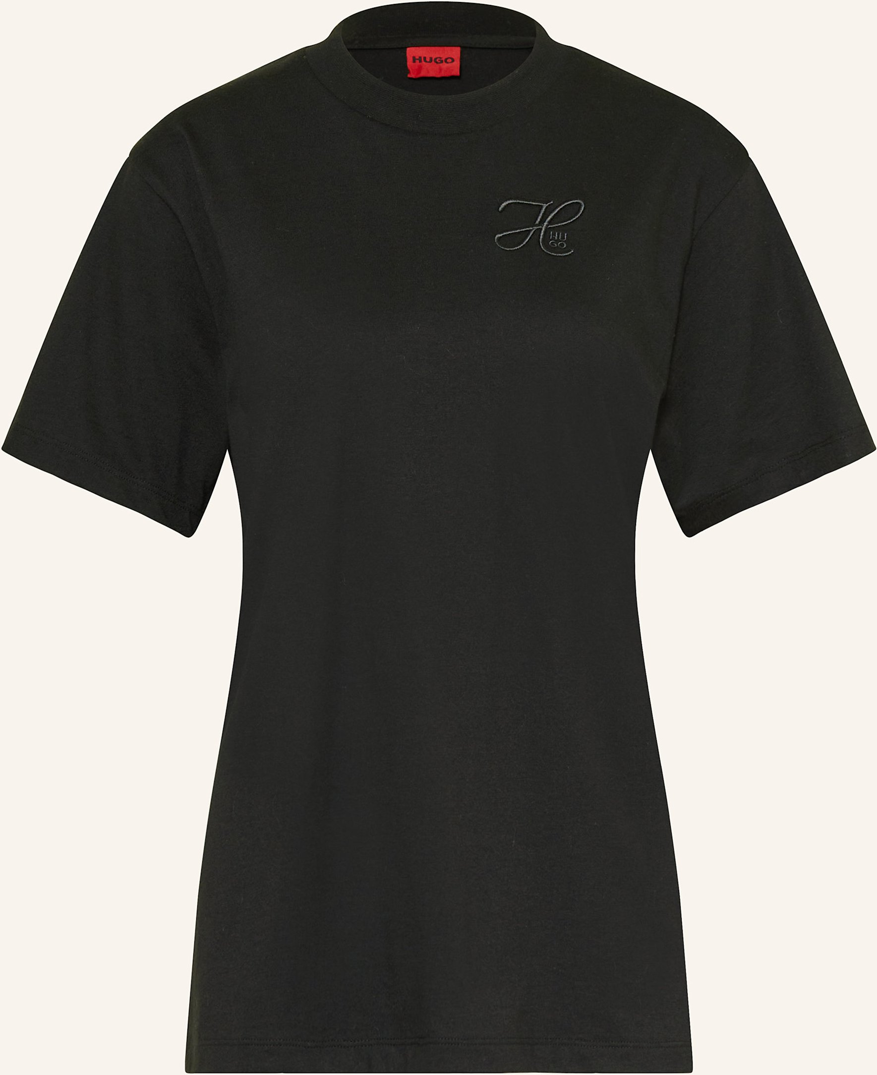 Hugo T-Shirt Vintage schwarz