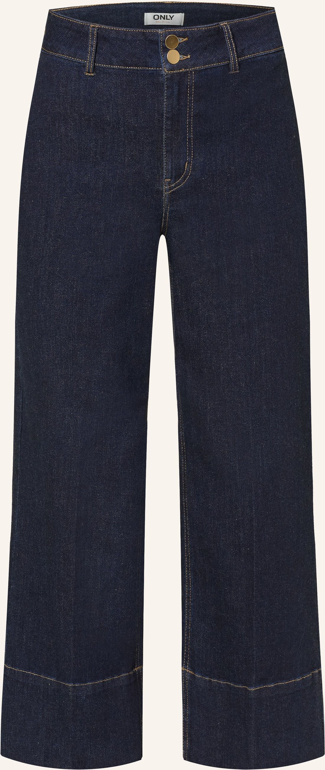 Only Cropped Jeans blau