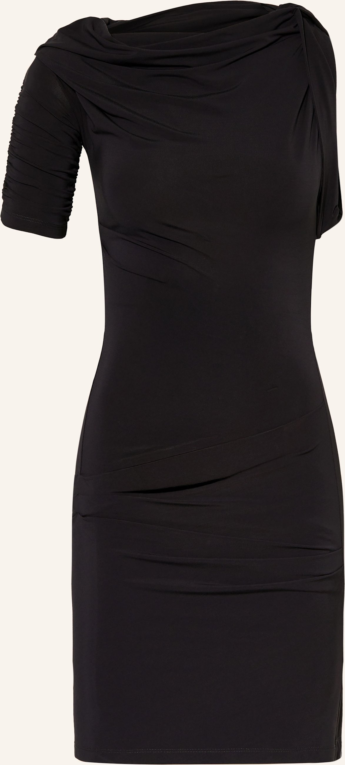 Jacquemus Cocktailkleid La Mini Robe Drapeado blau