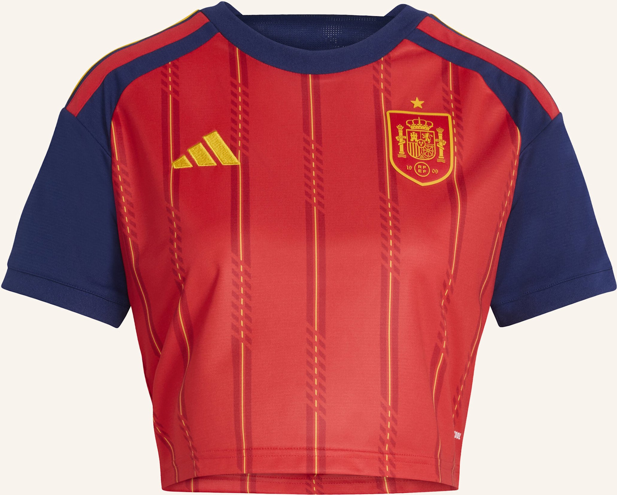 Adidas Kürzer Geschnittenes Spanien 26 Heimtrikot rot