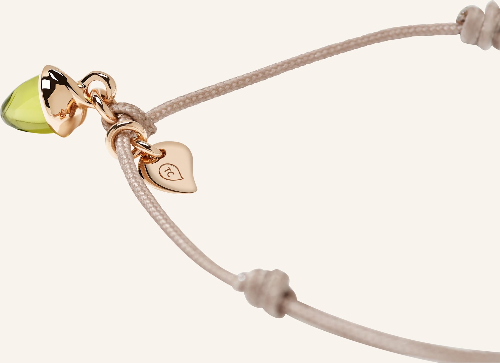 Tamara Comolli Armband Bracelet 'Mymikado' With Peridot Aus 18 Karat Roségold Mit Peridot rosegold