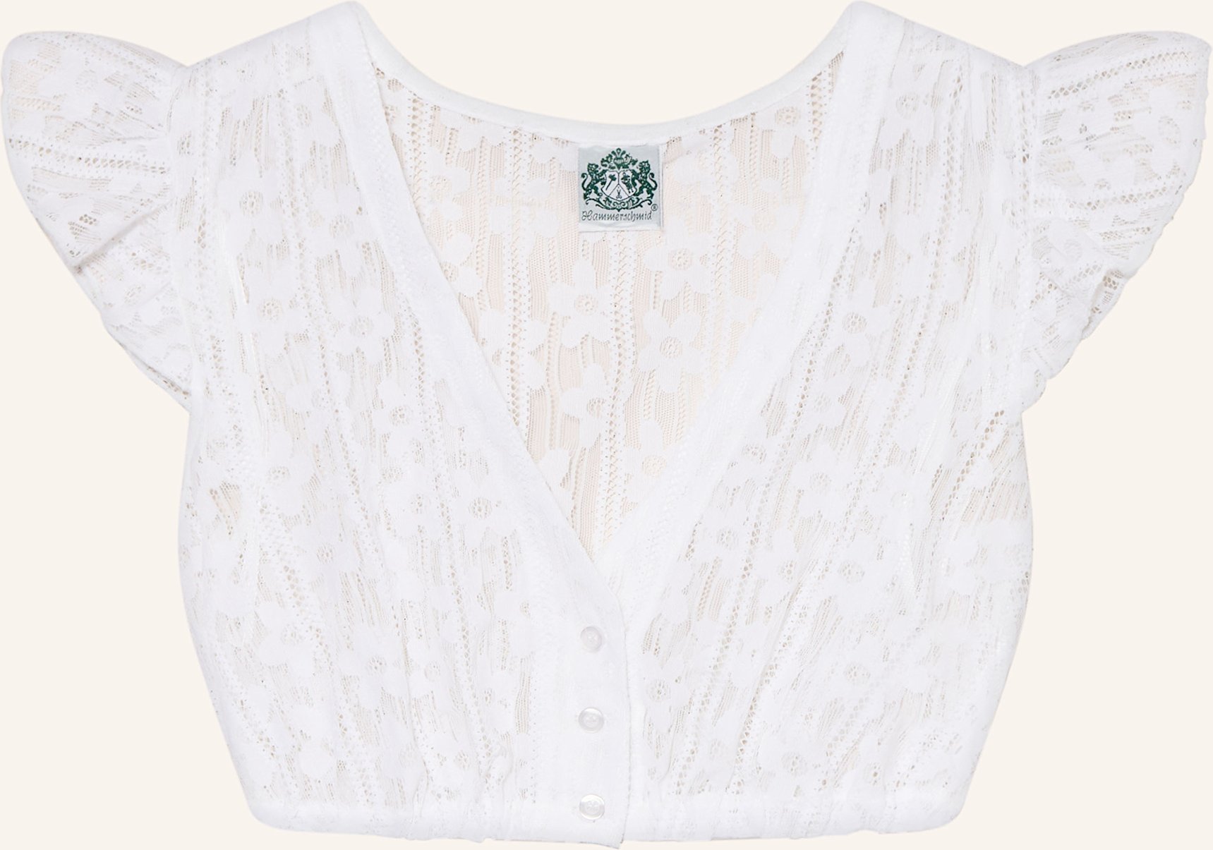 Hammerschmid Dirndlbluse Anina Aus Spitze weiss