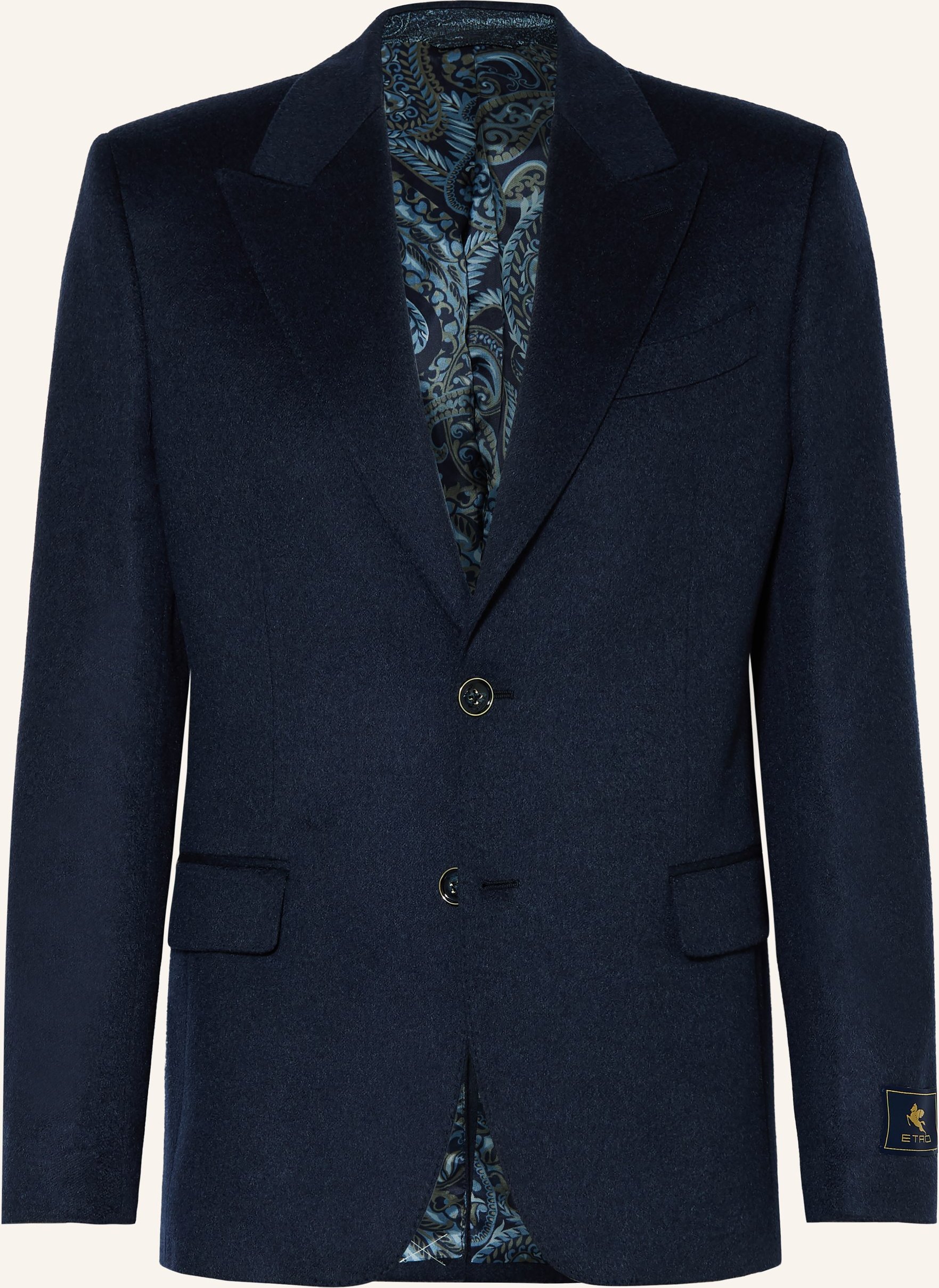Etro Sakko Regular Fit Aus Cashmere blau