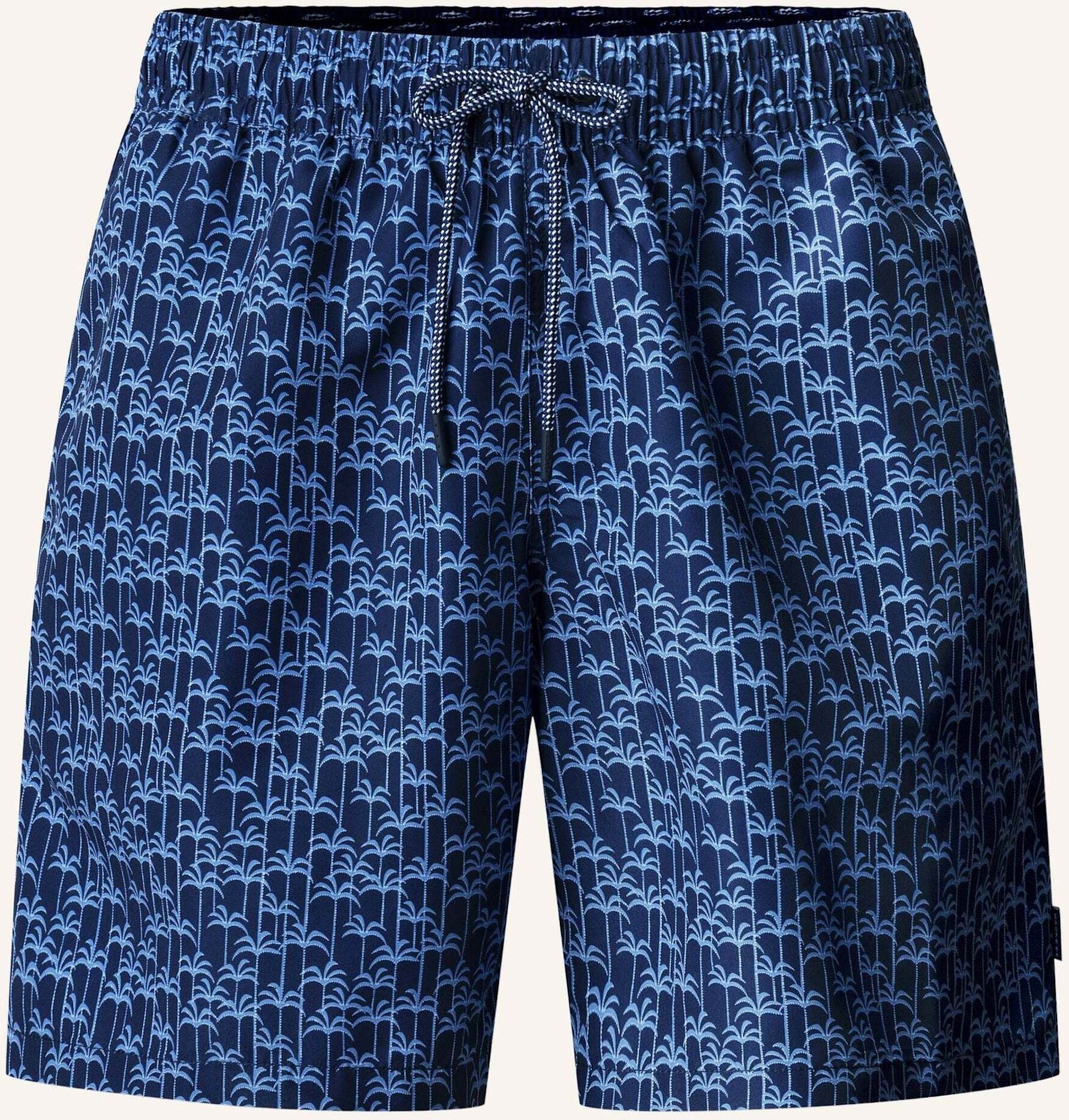 Hackett London Badeshorts Palms blau