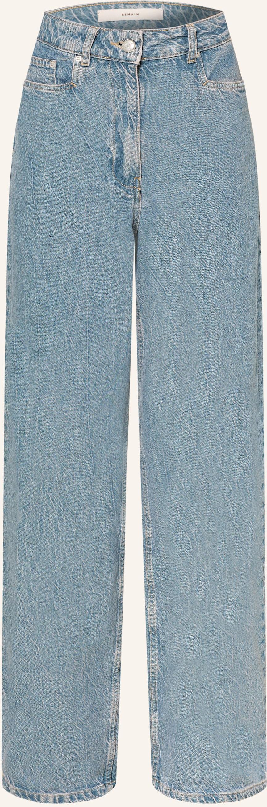 Remain Wide Leg Jeans Cocoon blau