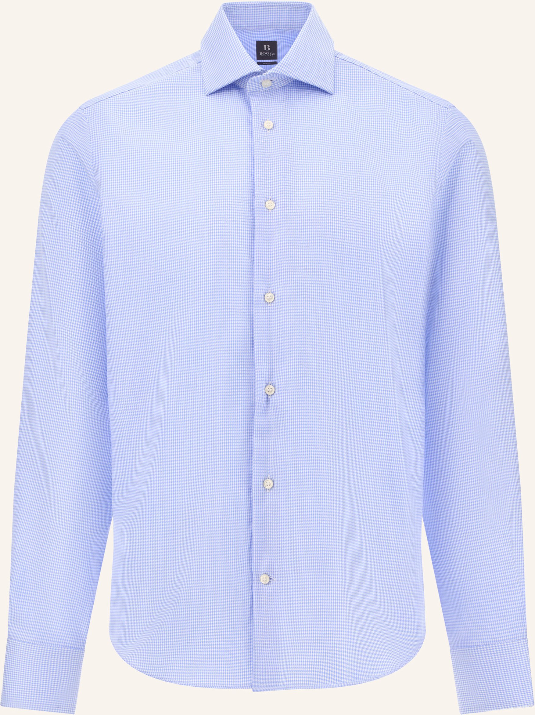 Boggi Milano Hemd Slim Fit blau