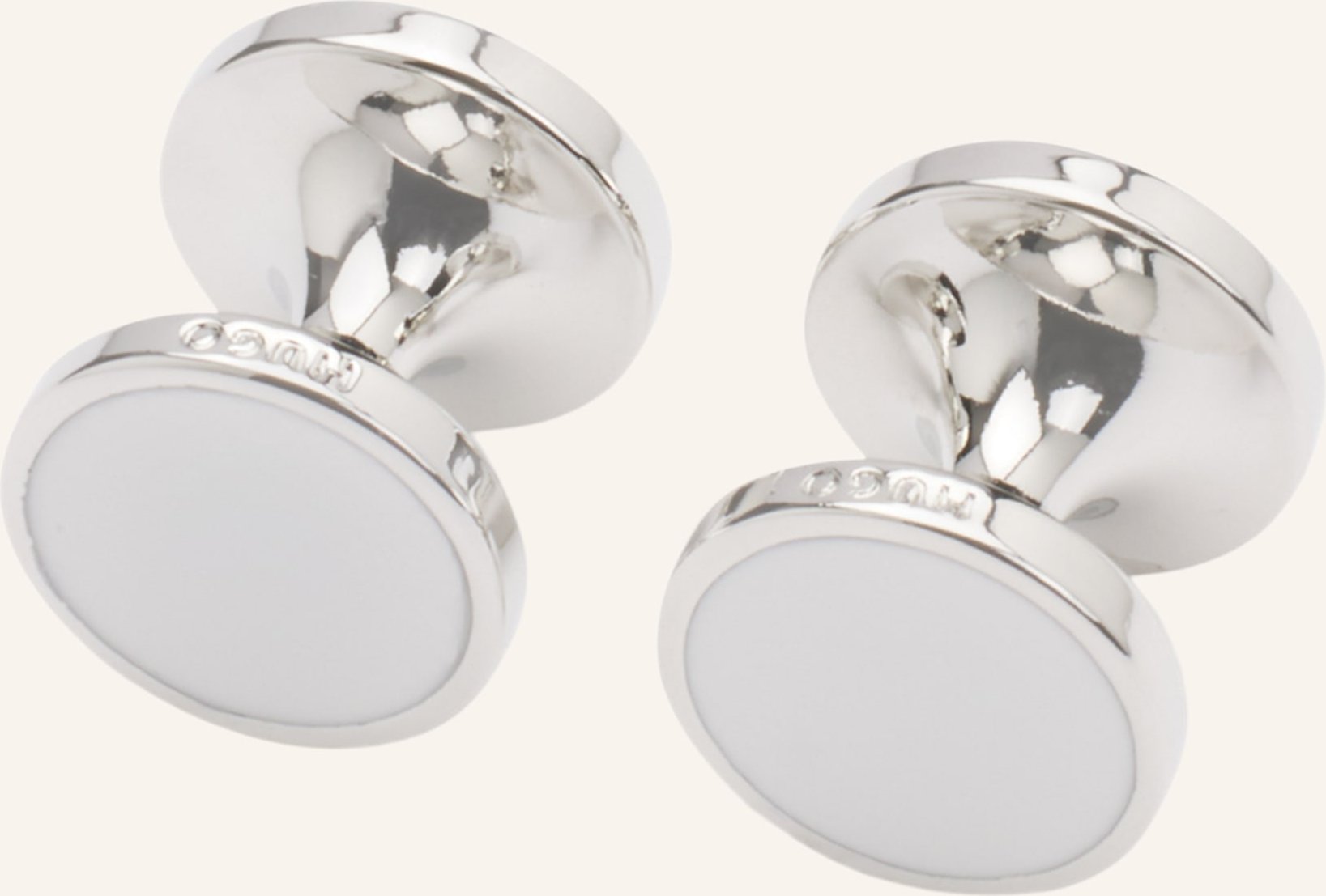 Hugo Manschettenknopf E-Tokeep-Cuf weiss