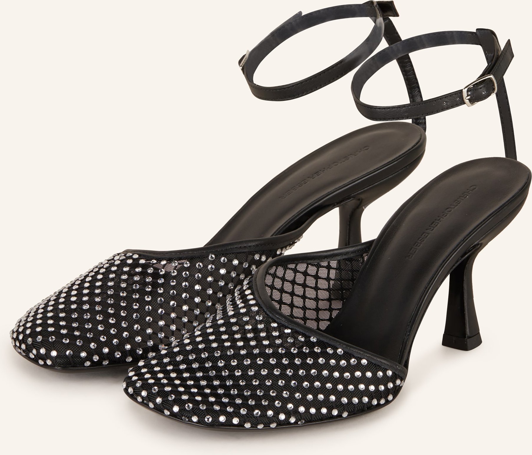 Christopher Esber Slingpumps Minette Mit Schmucksteinen schwarz