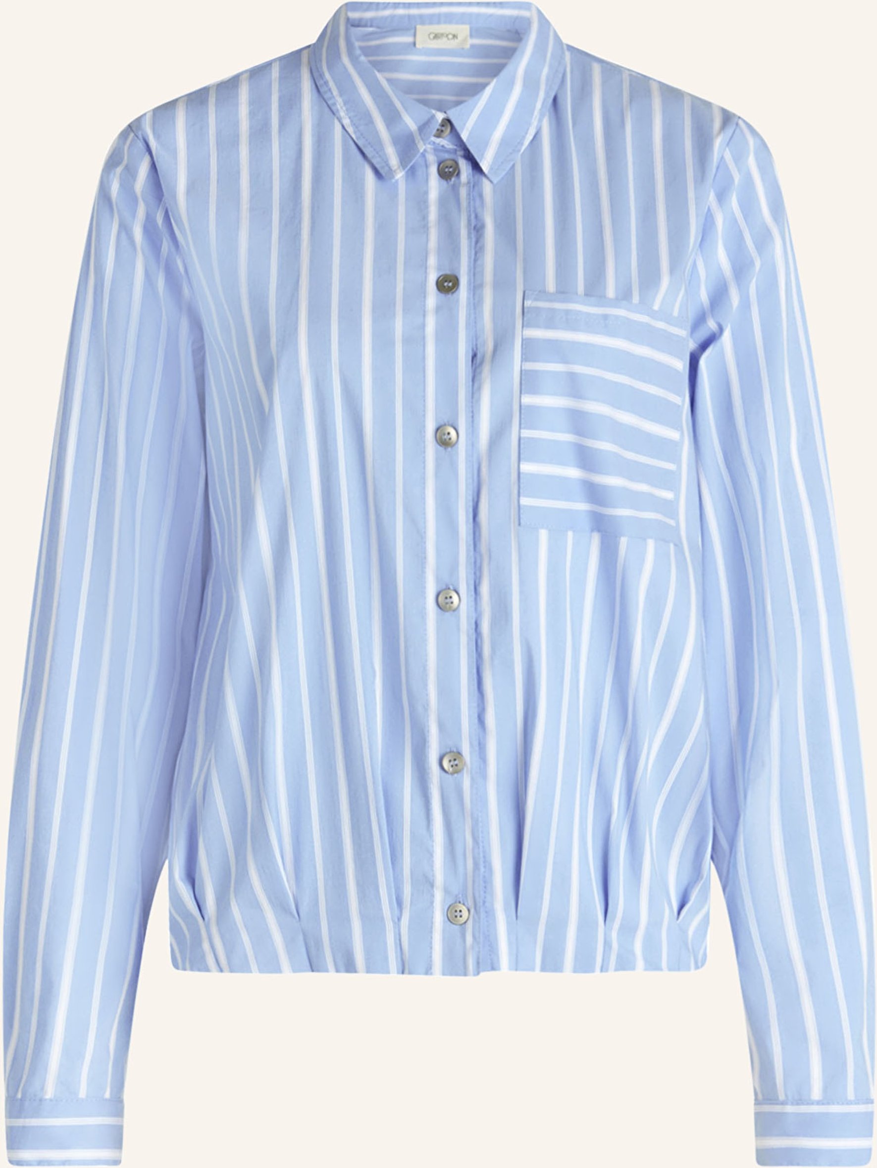 Cartoon Hemdbluse blau