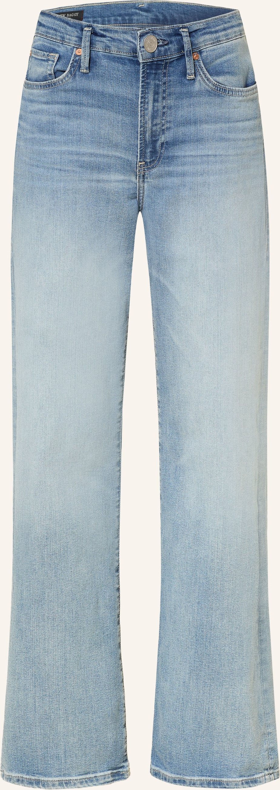 True Religion Wide Leg Jeans Shirley blau