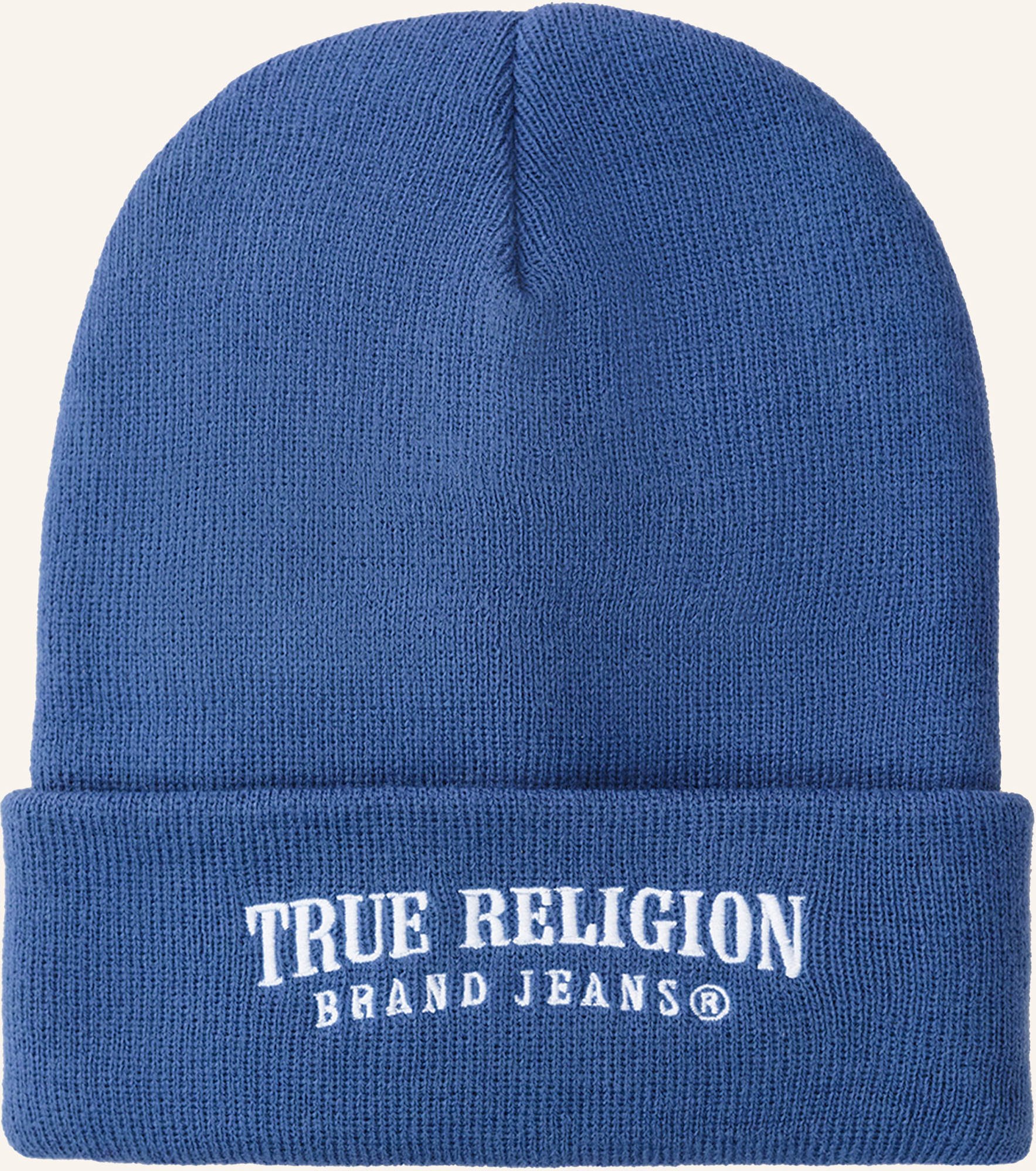 True Religion Beanie blau