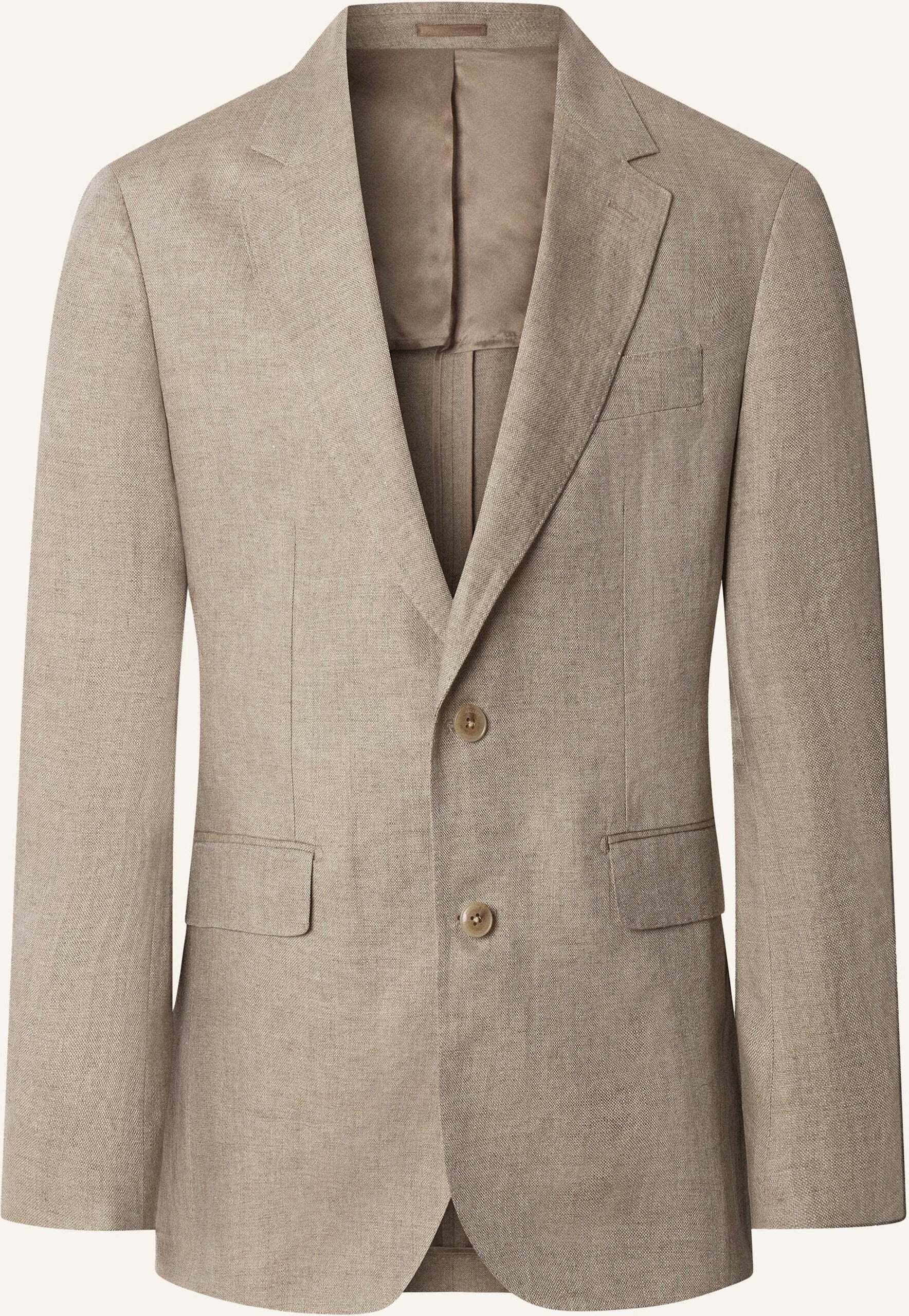 Hackett London Blazer Linen Delave Hopsack braun