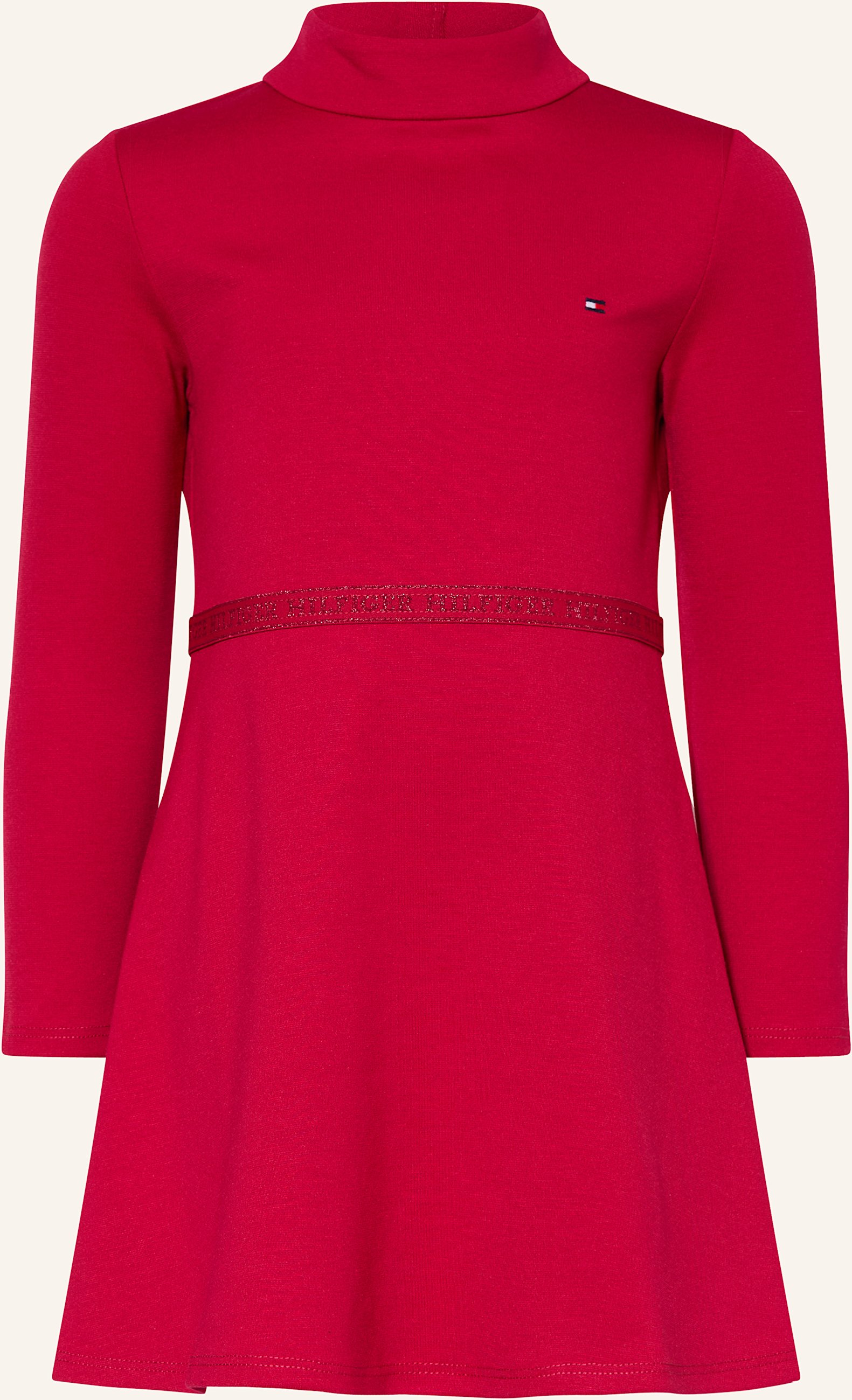 Thumbnail - Tommy Hilfiger Jerseykleid rot