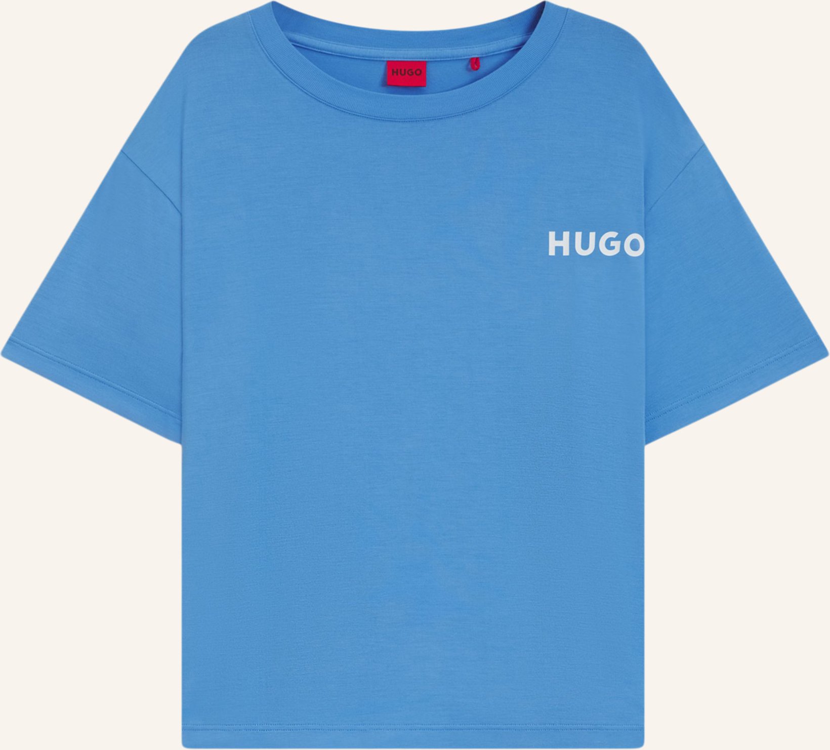 Hugo Pyjama-Oberteil Unite_T-Shirt Relaxed Fit blau