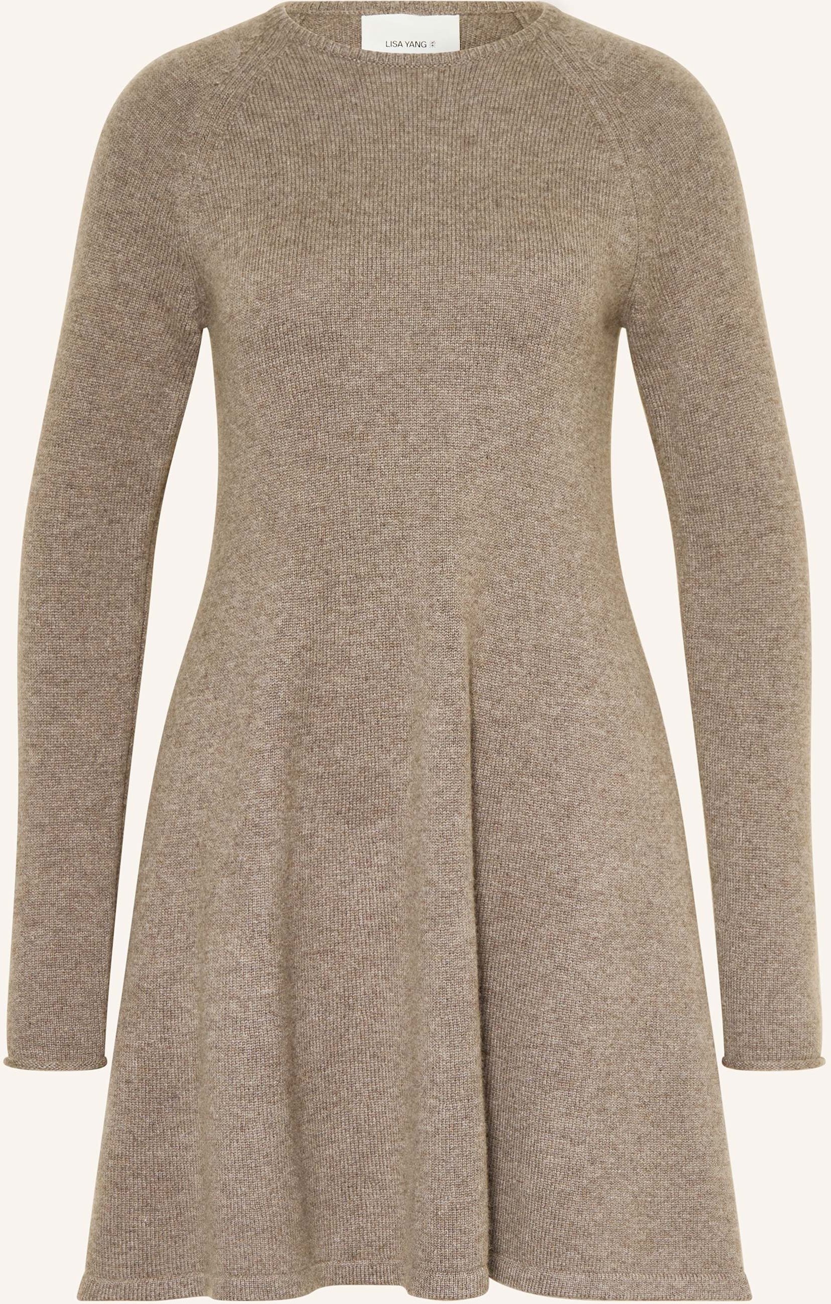 Thumbnail - Lisa Yang Strickkleid Aus Cashmere beige