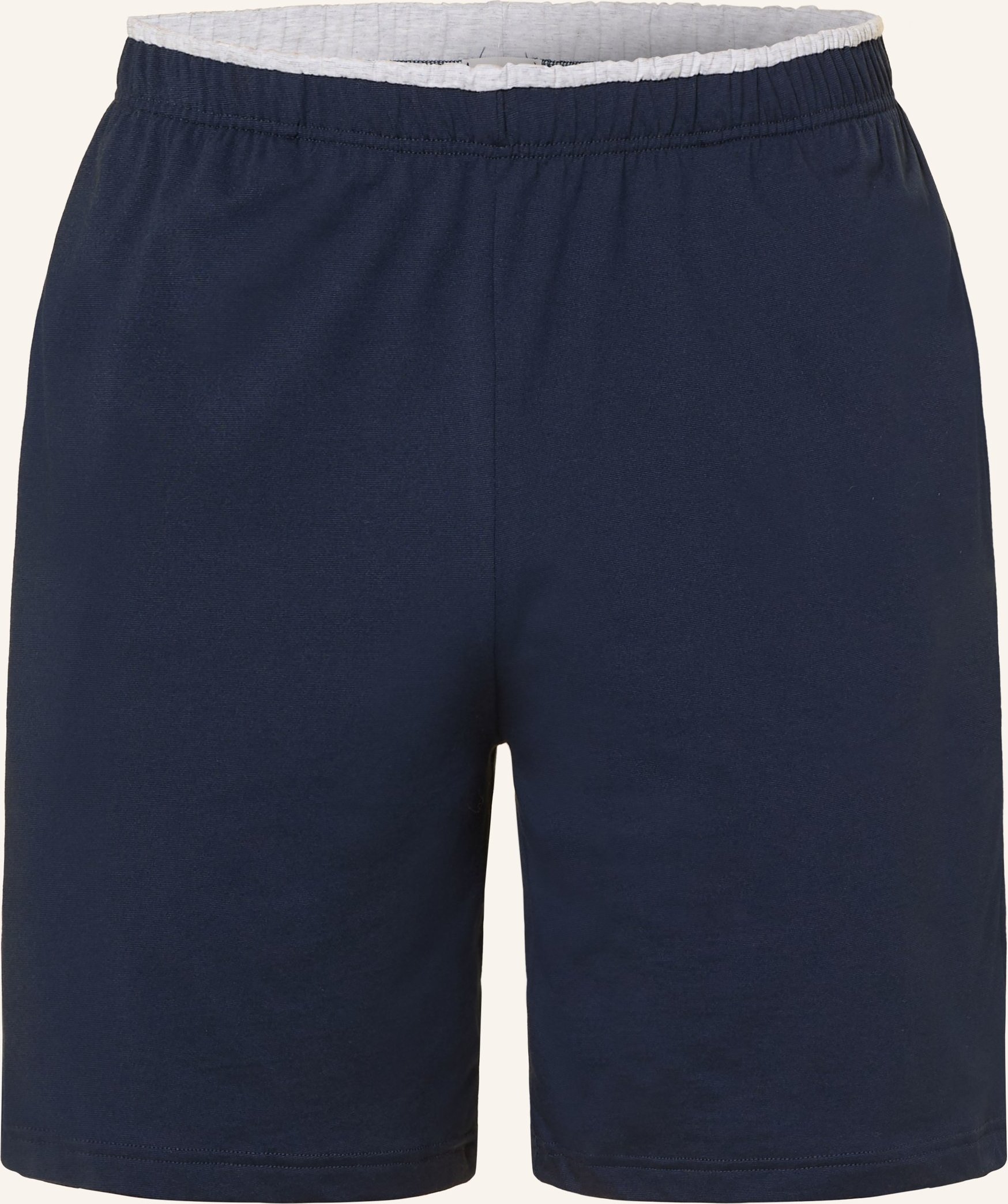 Mey Schlafshorts Dry Cotton Colour blau