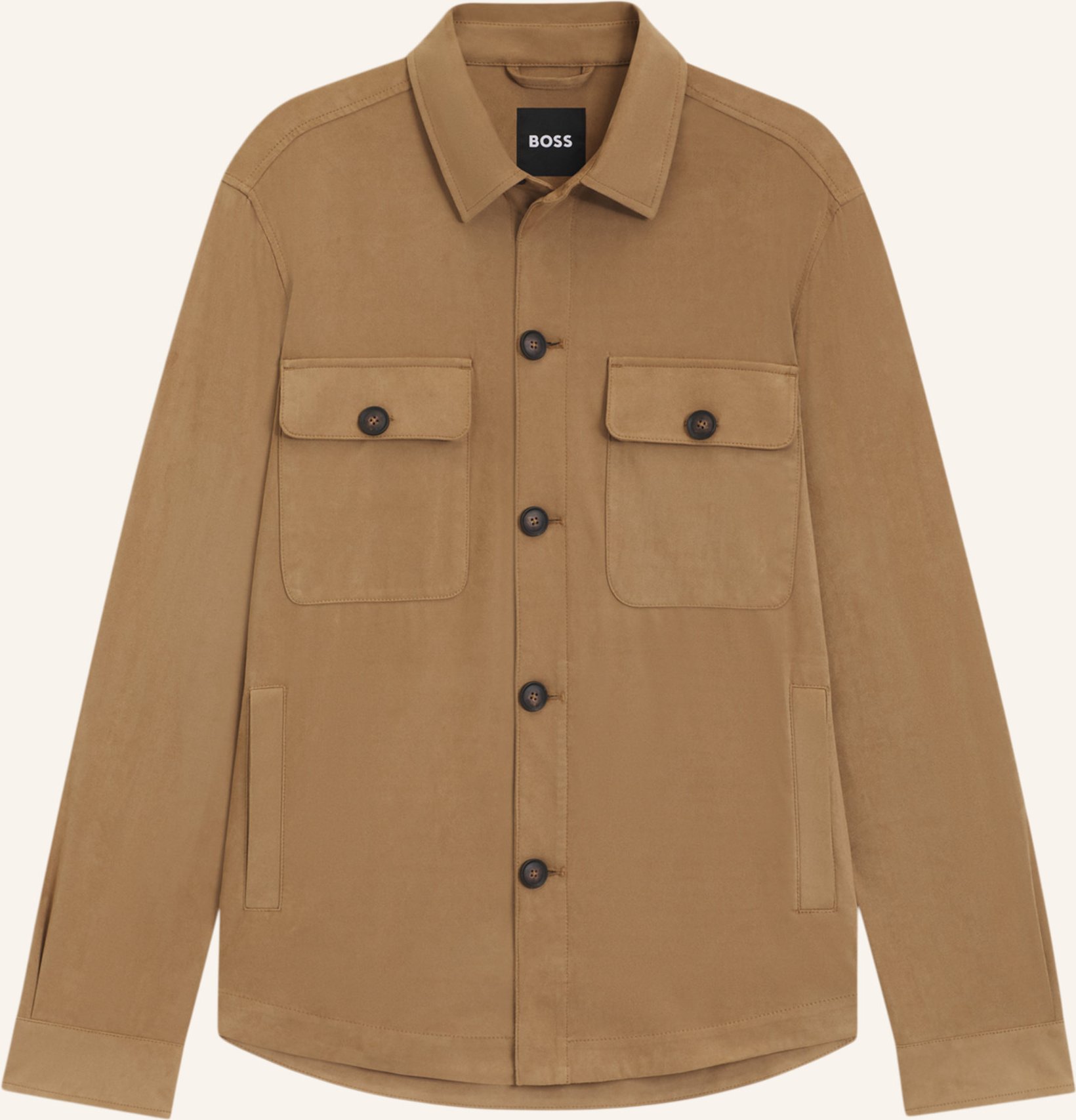 Thumbnail - Boss Blazer C-Carper-Os-253f Relaxed Fit beige