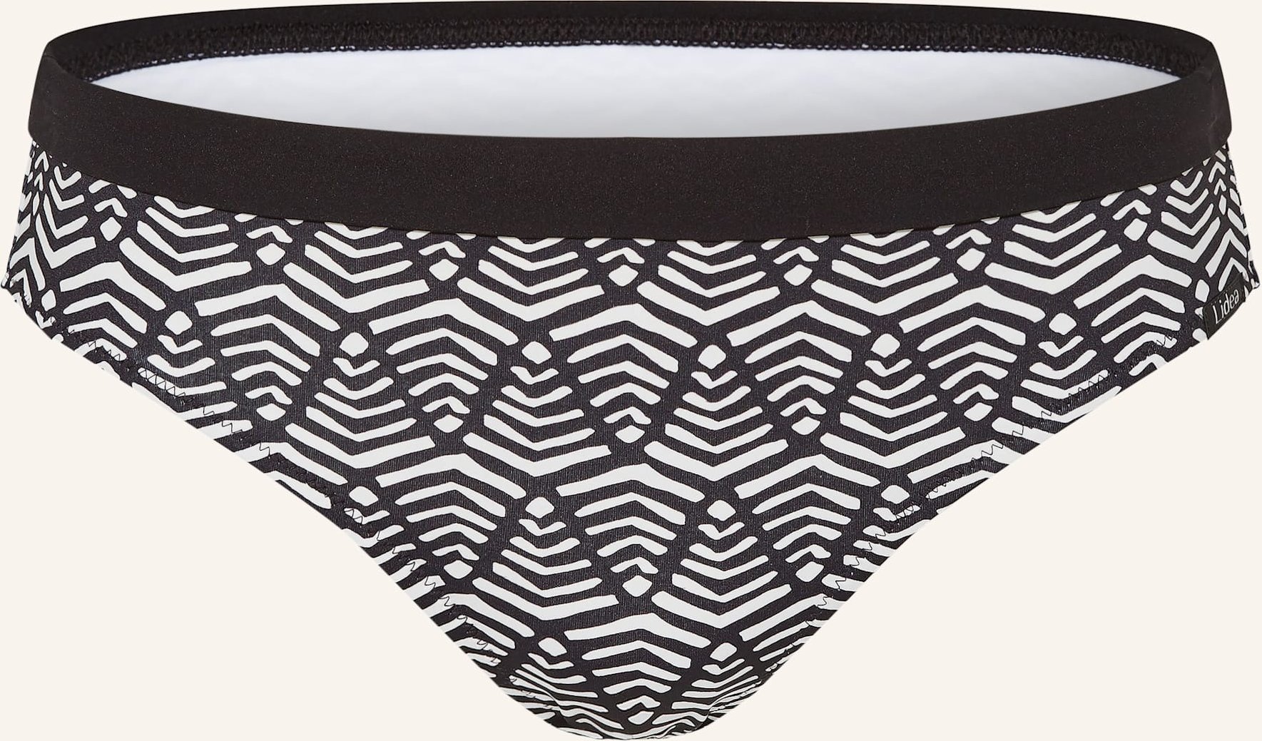 Lidea Basic-Bikini-Hose Dashed Pulse schwarz