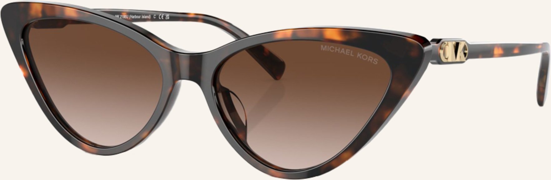 Michael Kors Sonnenbrille mk2195u Harbour Island beige