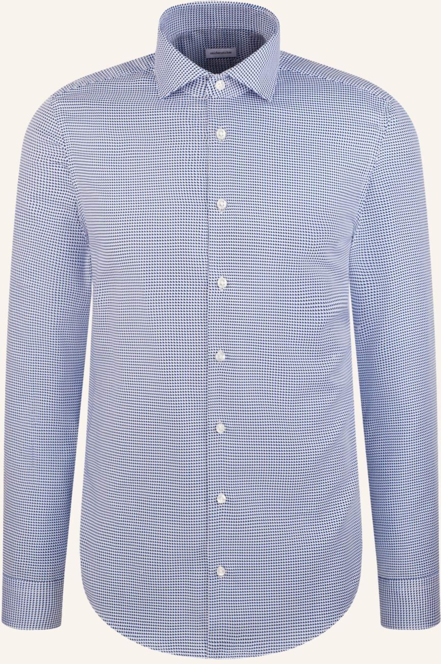 Thumbnail - Seidensticker Business Hemd Shaped Fit blau