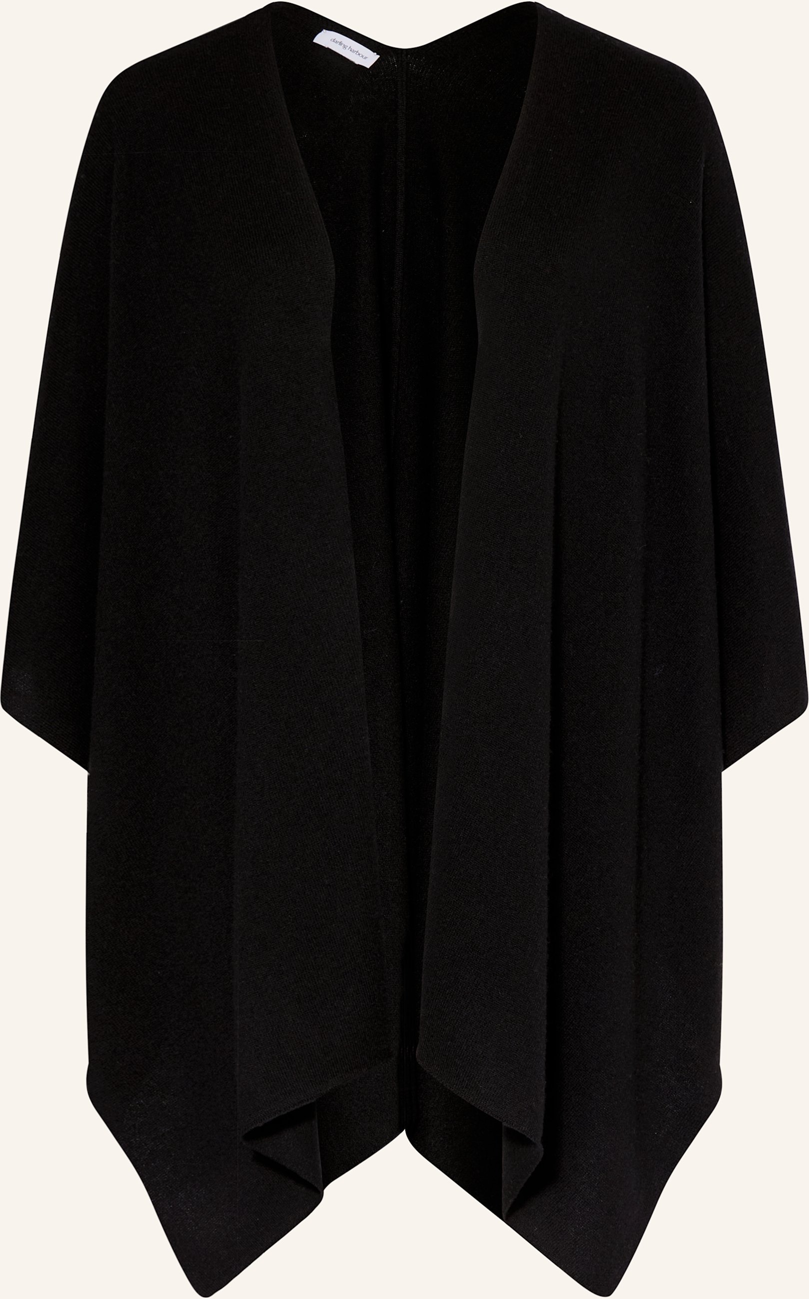 Thumbnail - Darling Harbour Cashmere-Cape schwarz